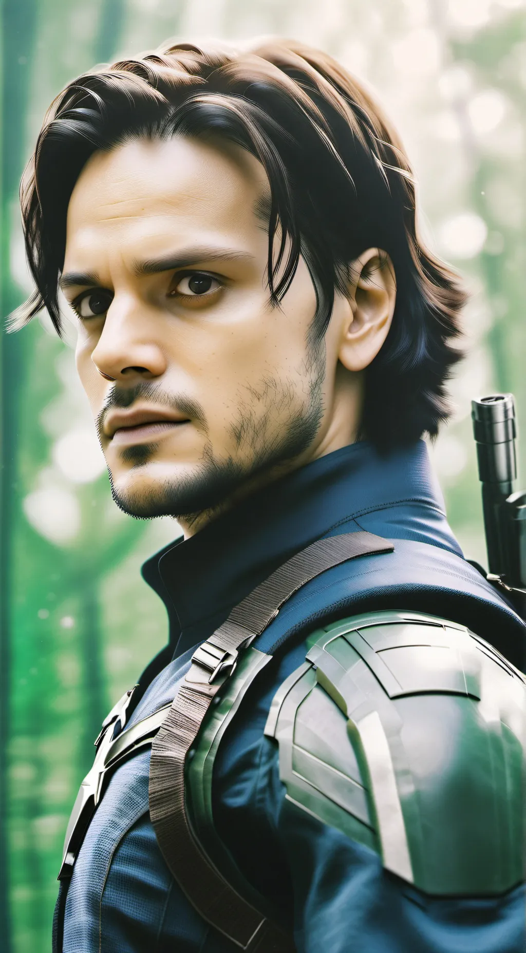 ai character: bucky÷yn  background