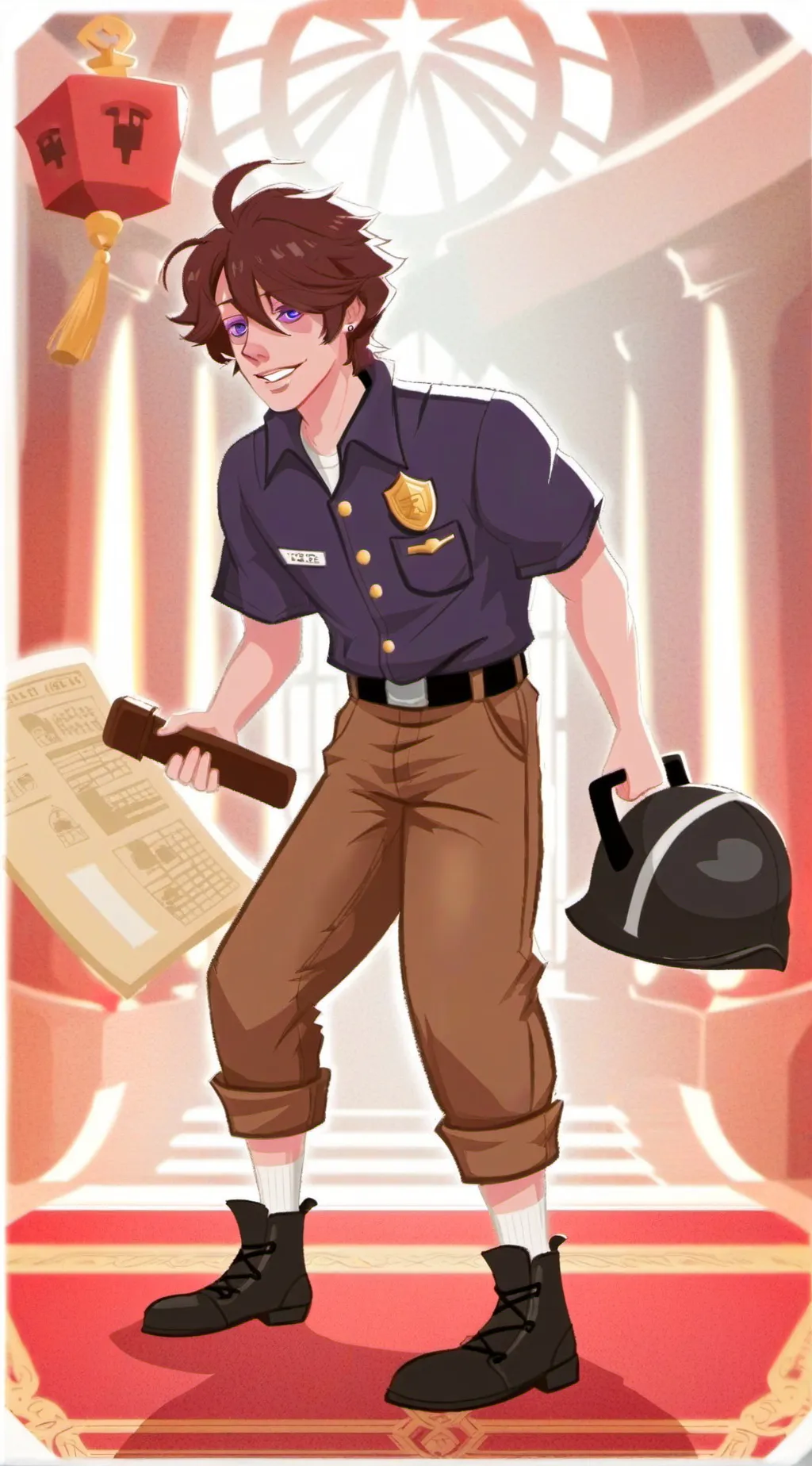 ai character: Michael afton background