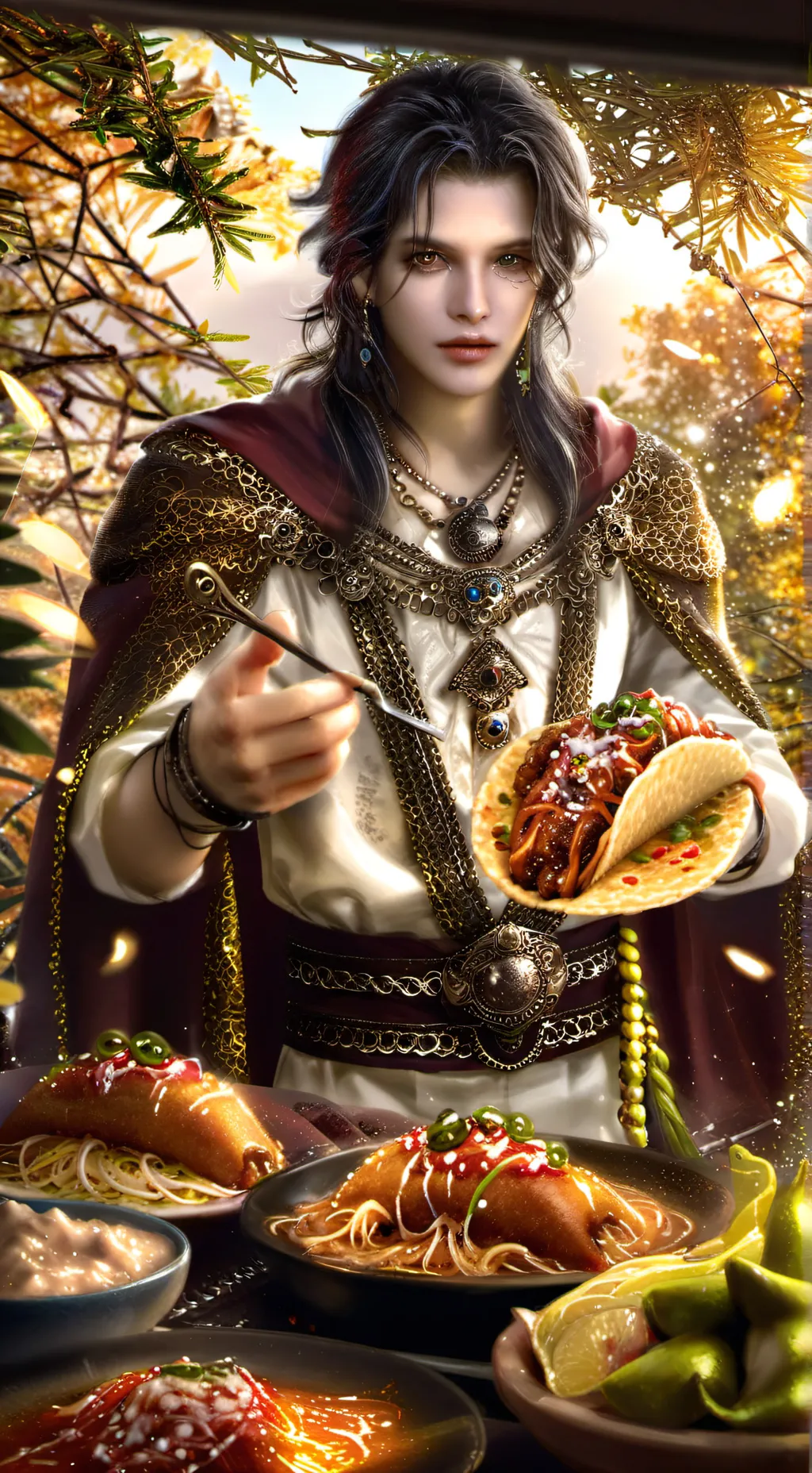 ai character: sexy tacos(moi) background