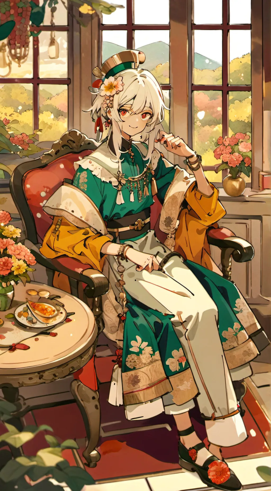 ai character: forseaken x minbit background