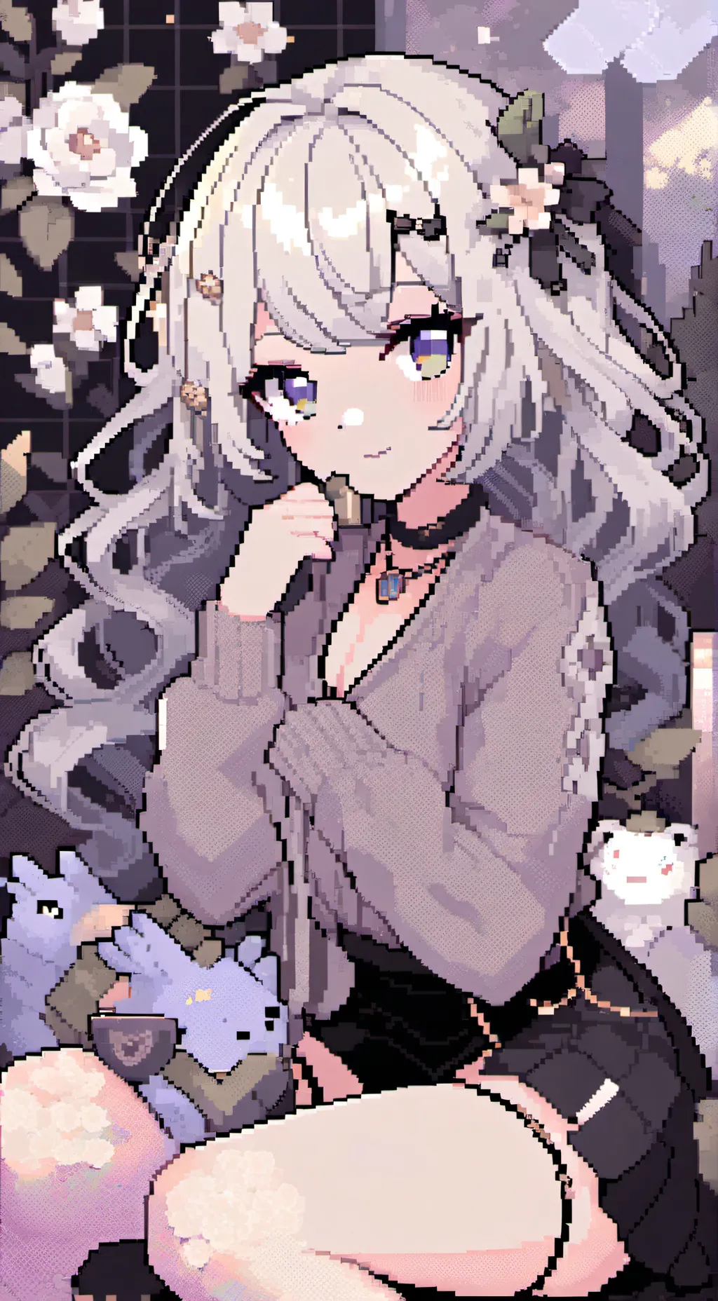 ai character: Mónica  background