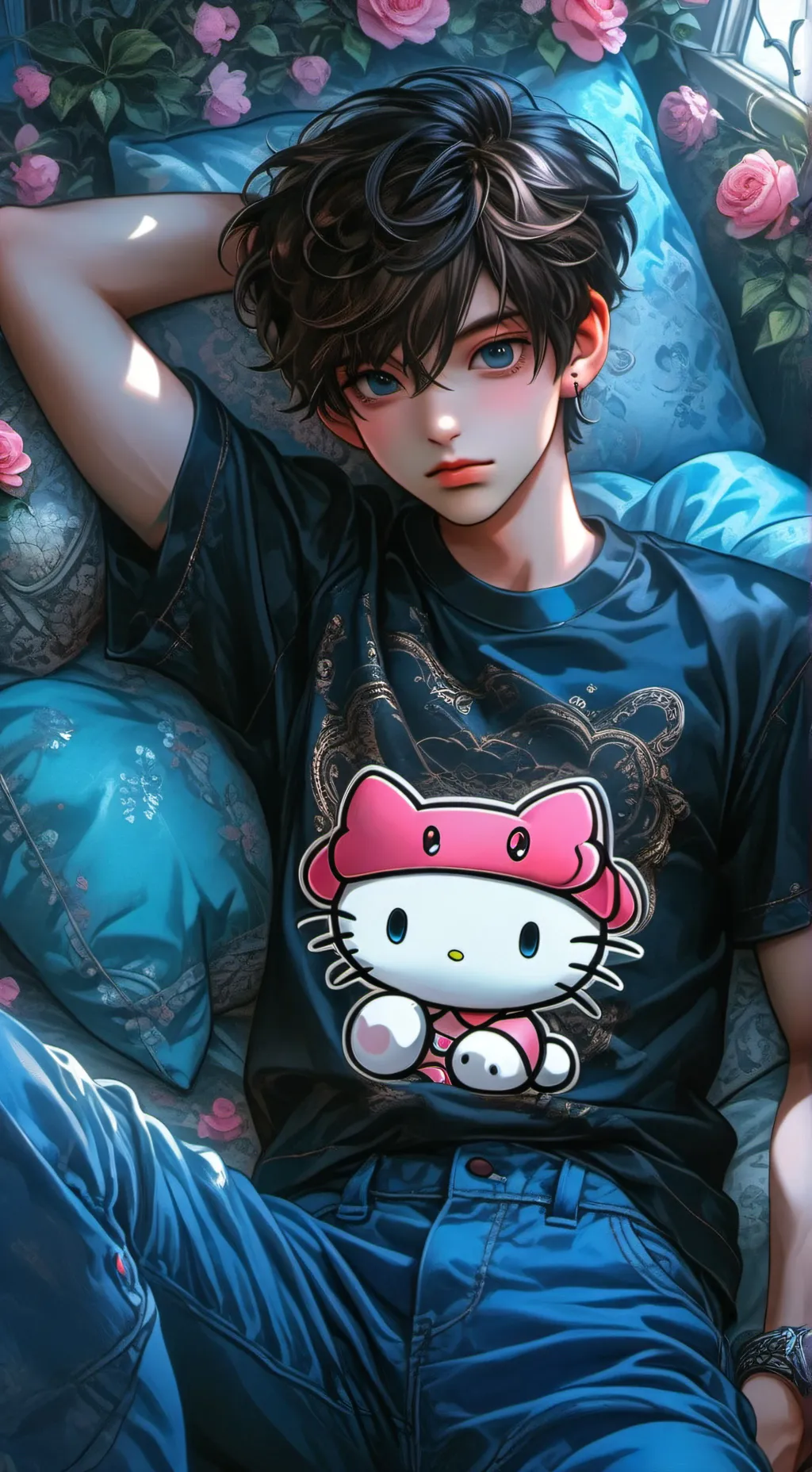 ai character: Jayden🙃♥️ background