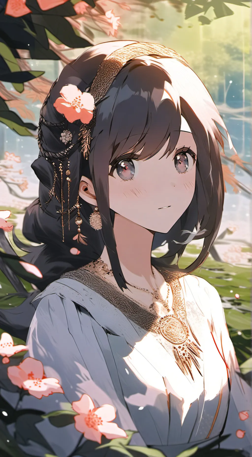 ai character: 🌸lily 🌸 background