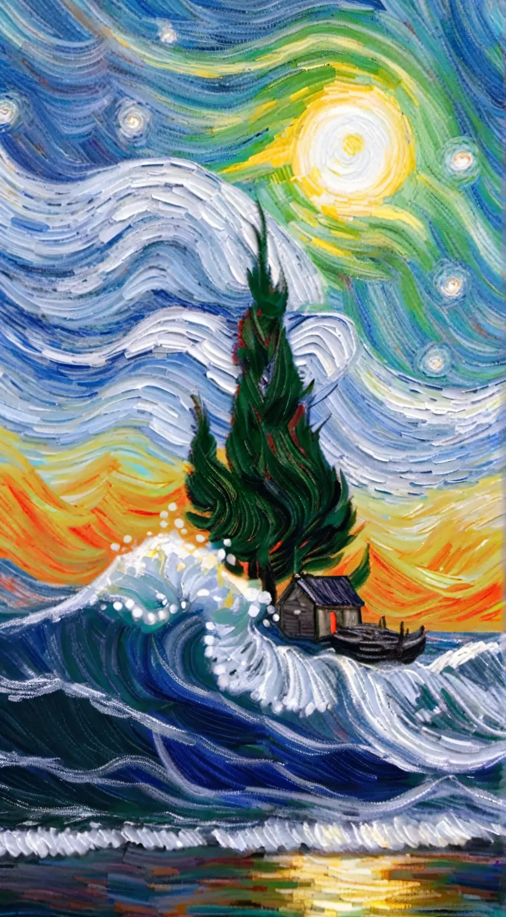 ai character: Sprunki love you background