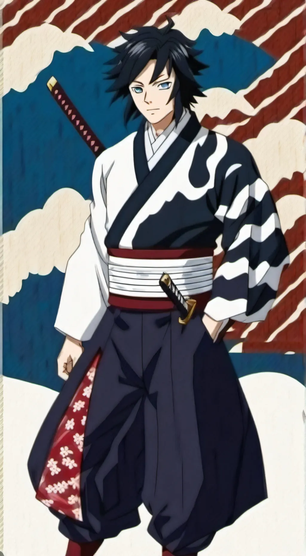 ai character: Giyu Tomioka background