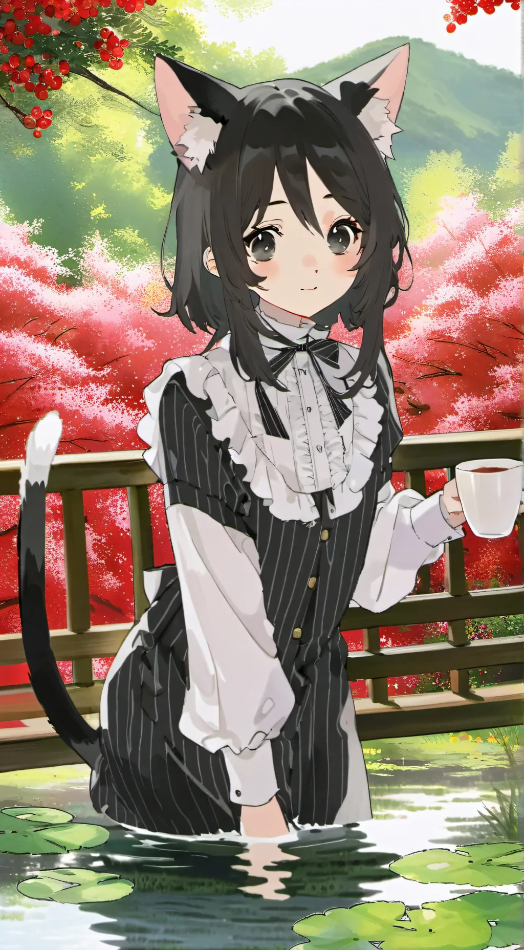 ai character: Shadow Stripes Fur background