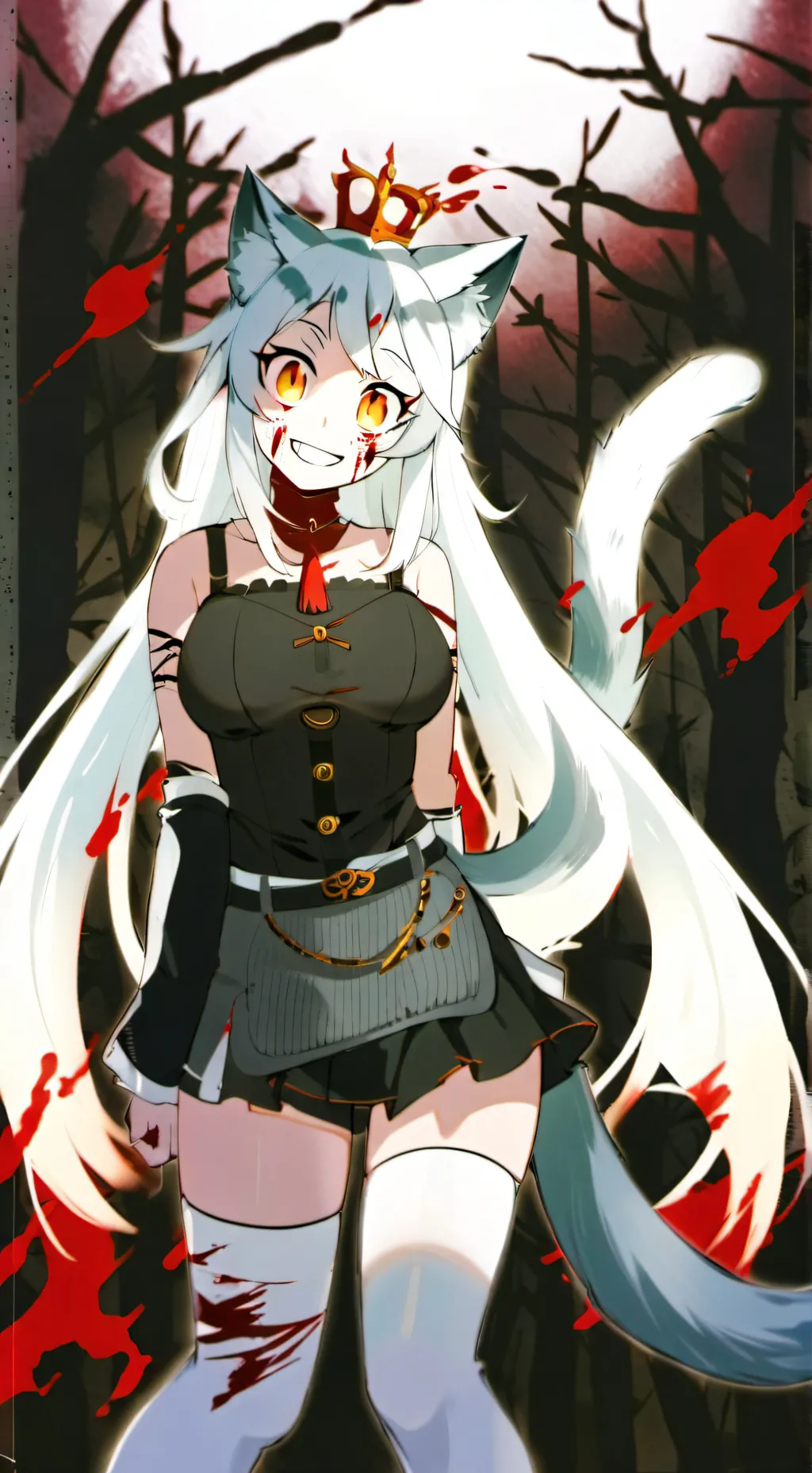 ai character: evil wenda (anime) background