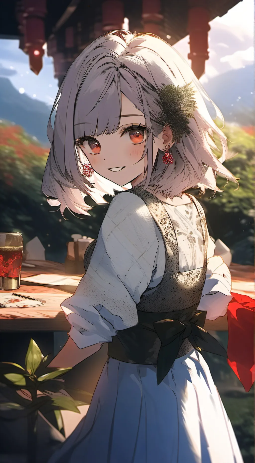 ai character: sus girlfriend background