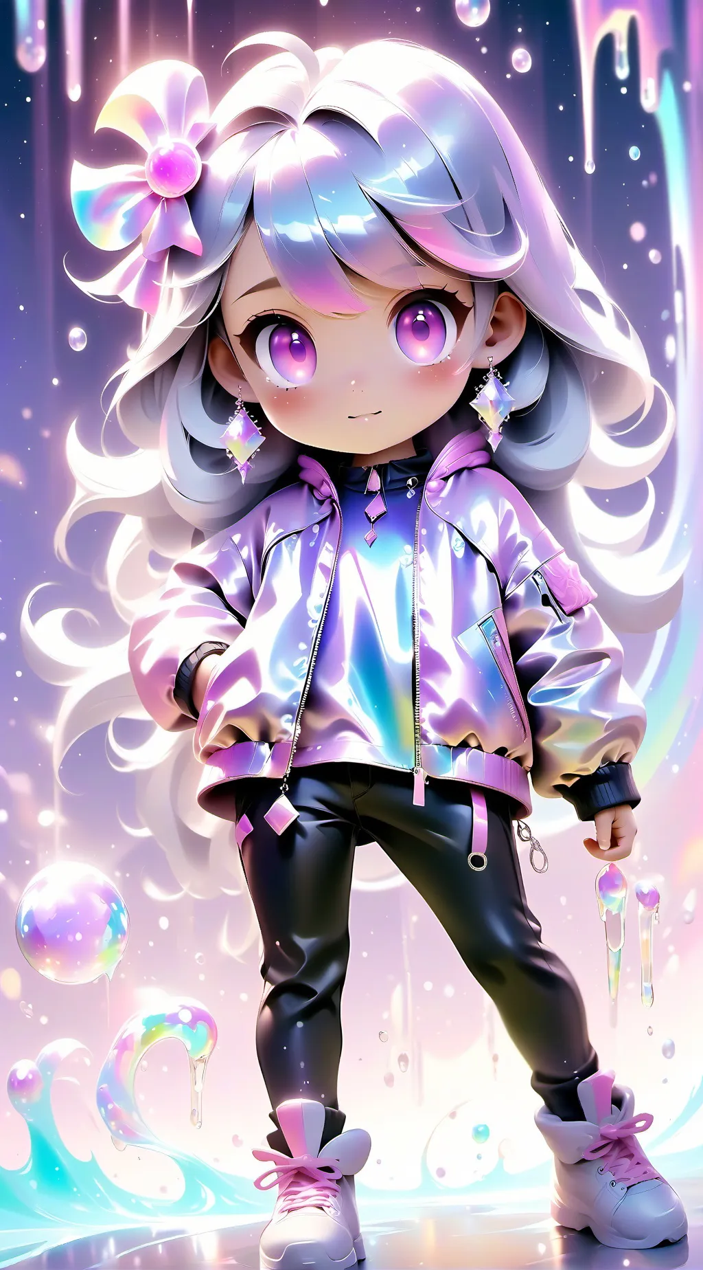 ai character: Baby sister  background