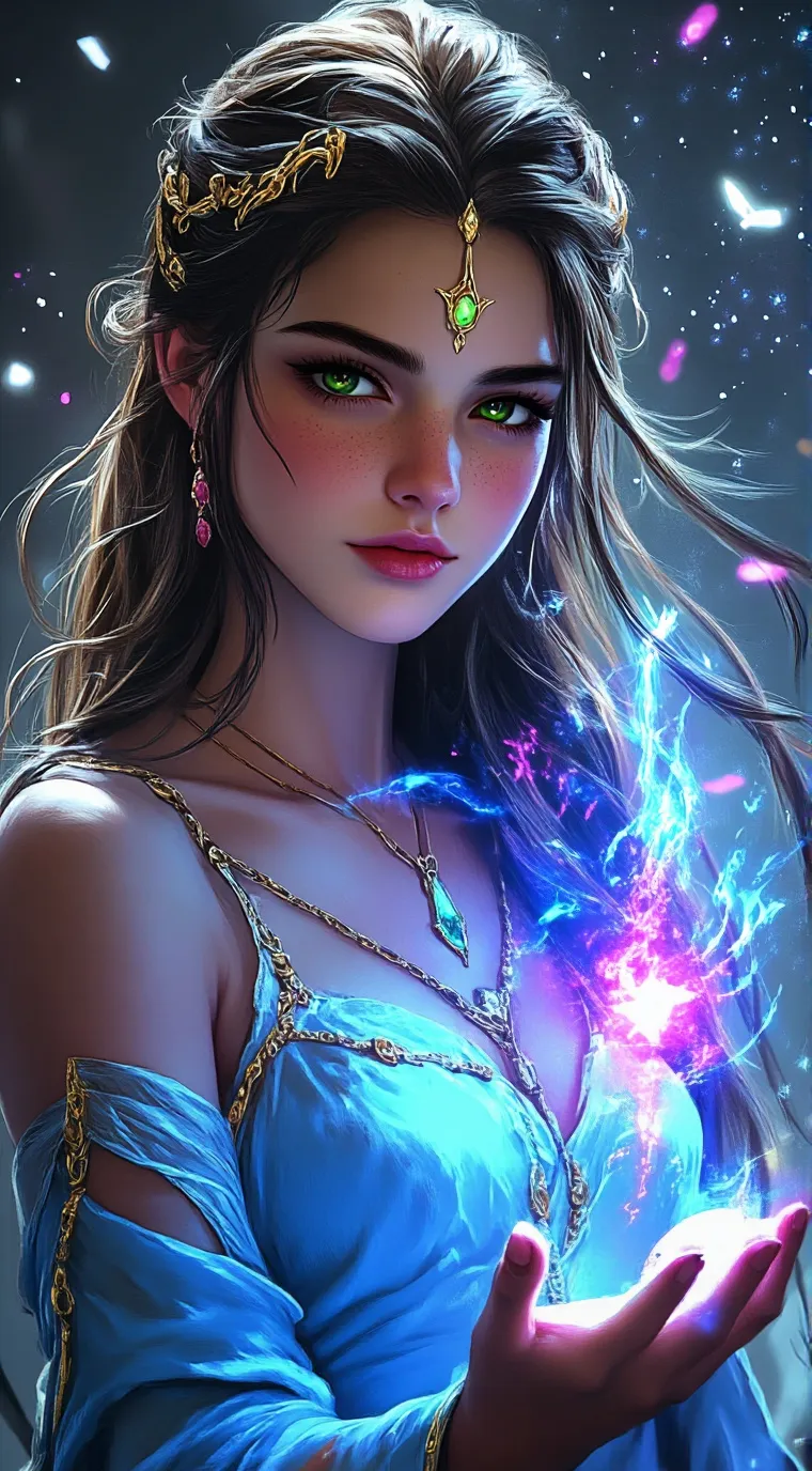 ai character: Elaine Quirk  background