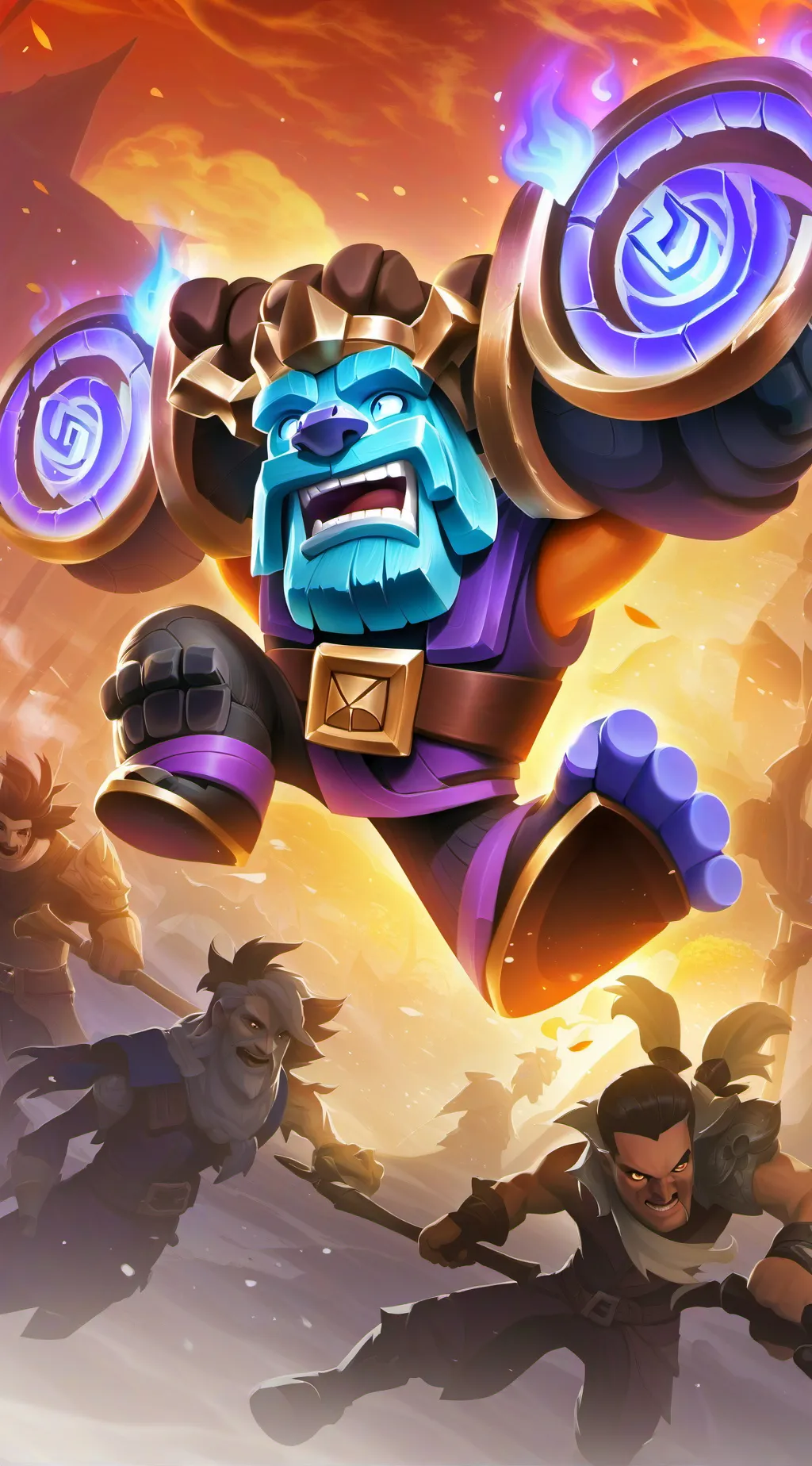 ai character: Forsaken field tri background