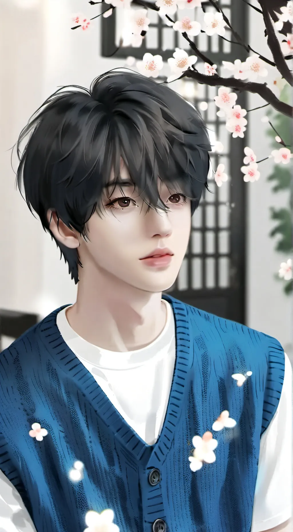 ai character: yuri✨🍧 background