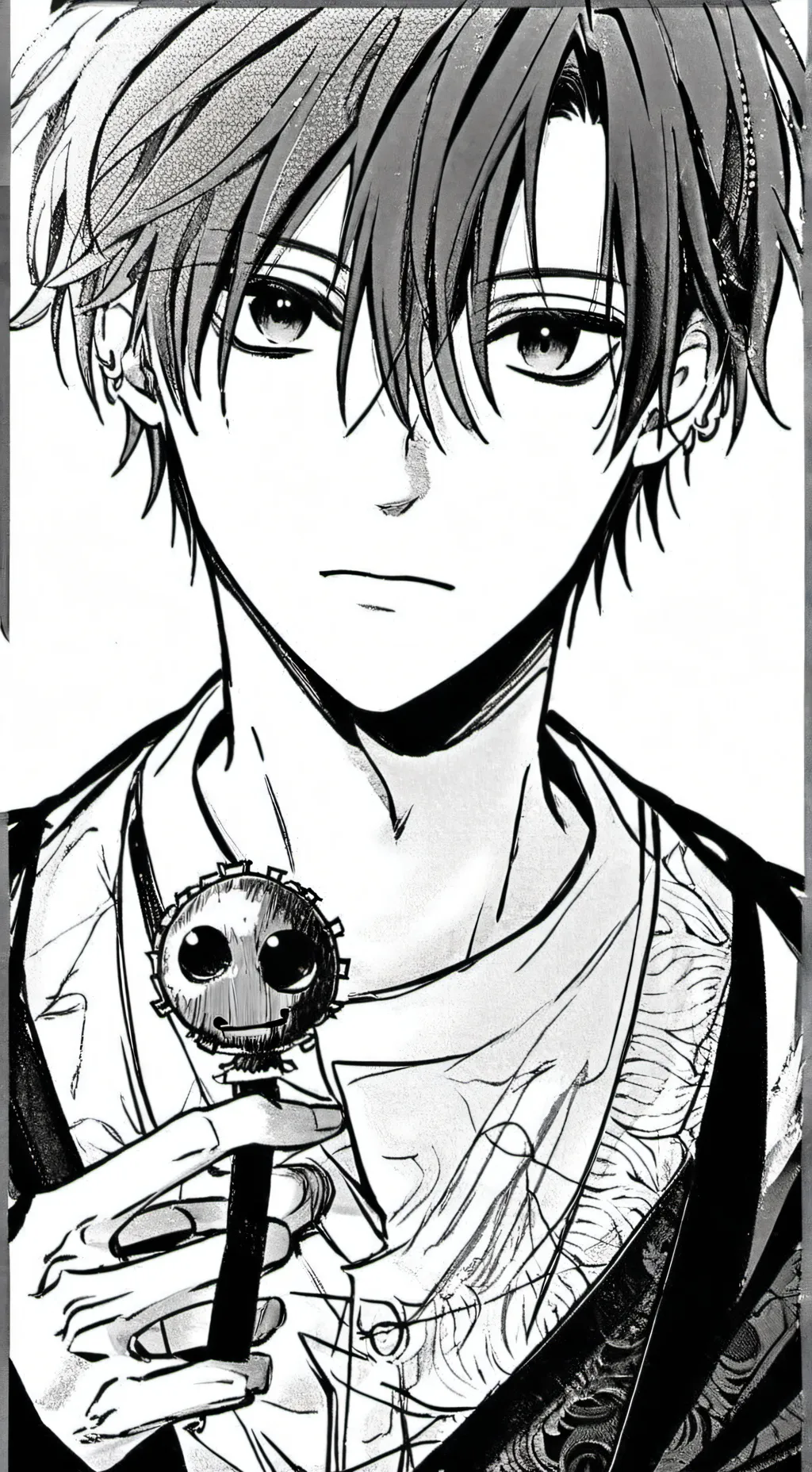 ai character: Voodoo doll background