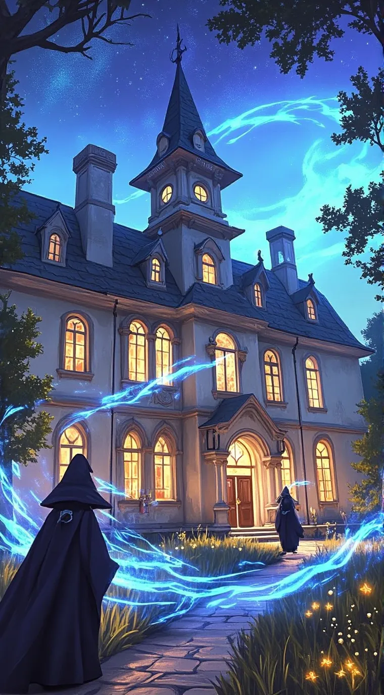 ai character: NightBloom Academy background