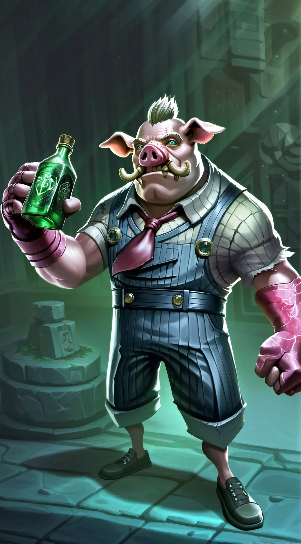 ai character: Professor Pyg background