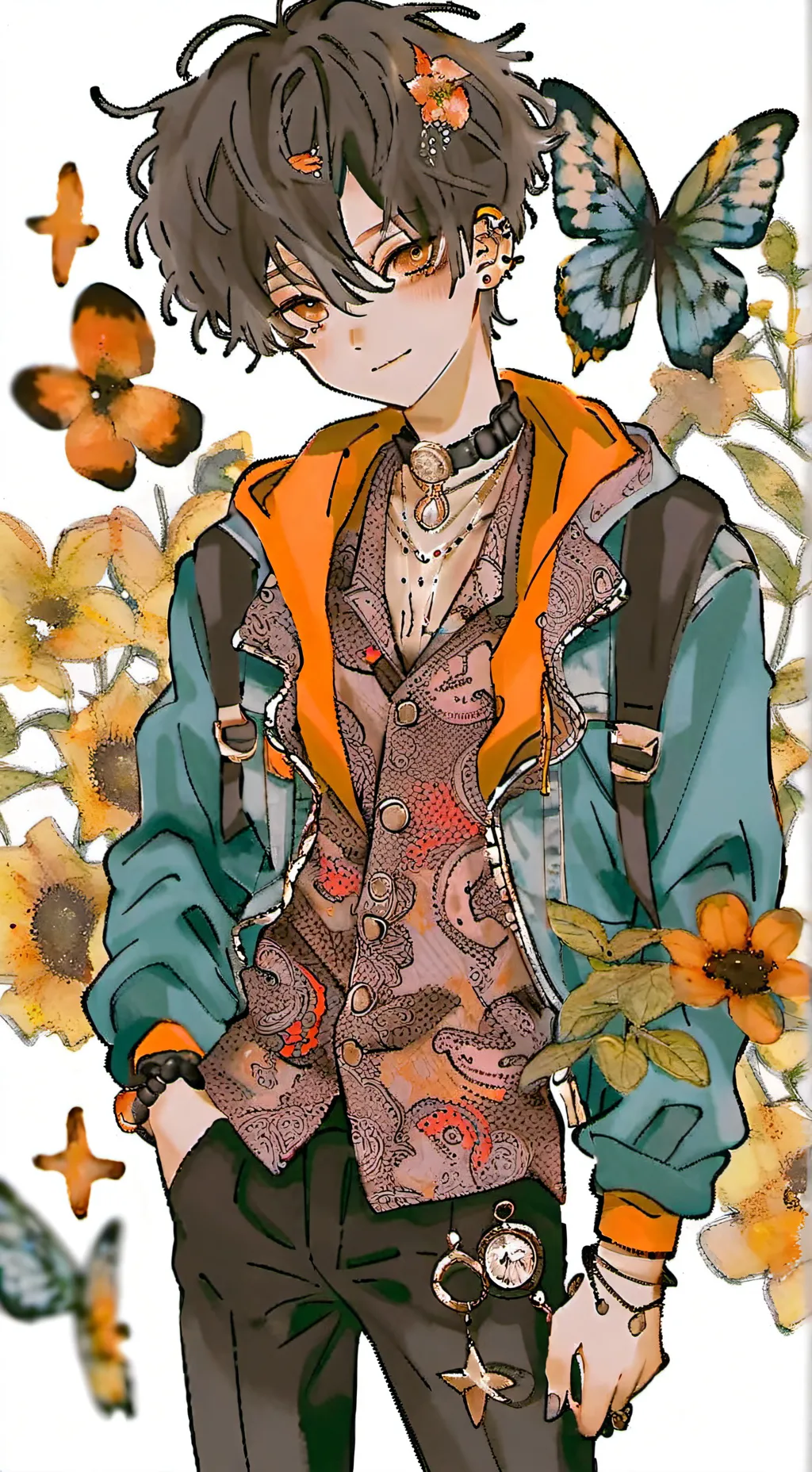 ai character: Nick  background