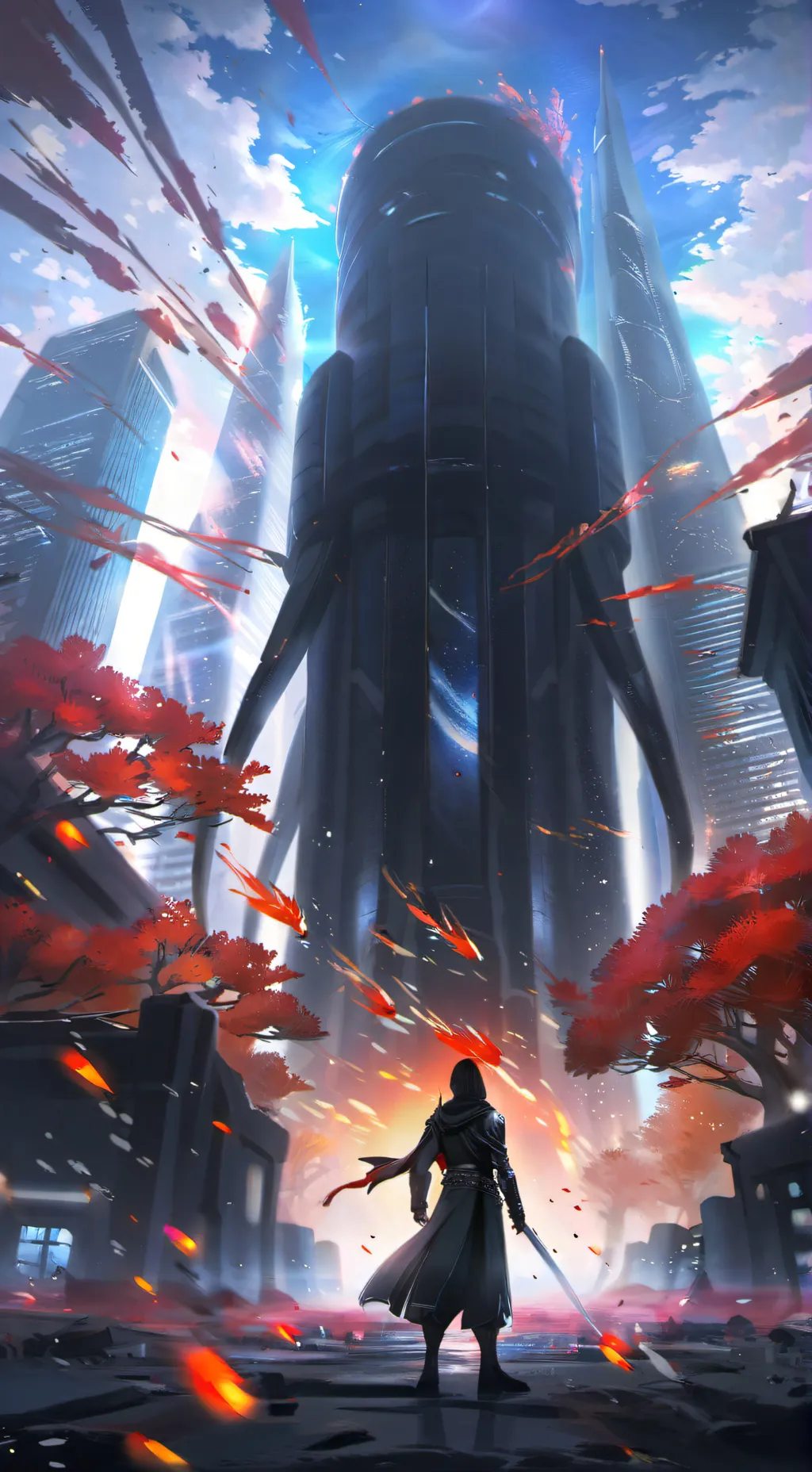 ai character: Wither storm x md background