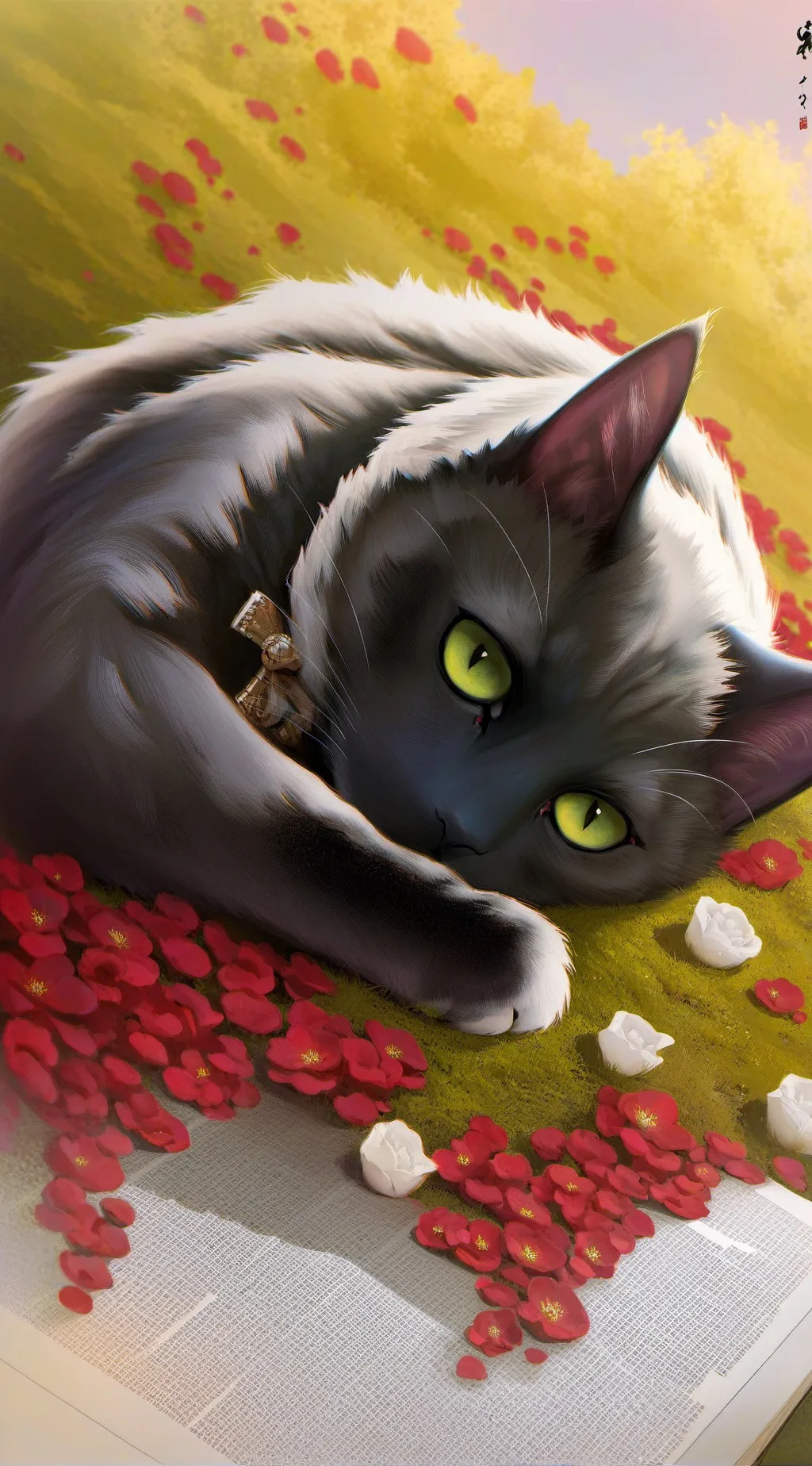 ai character: cat background