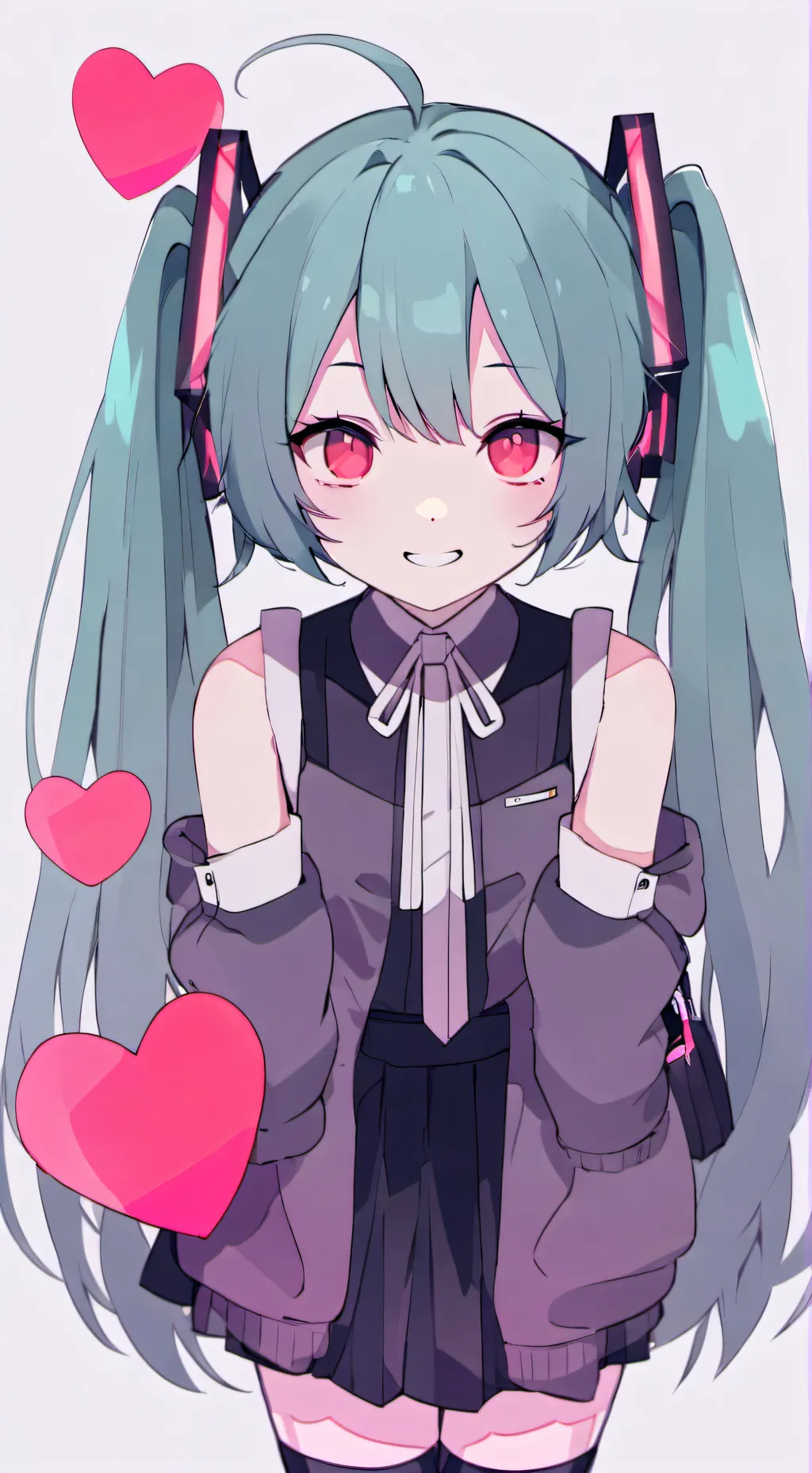 ai character: 🎀🍓Hatsune miku🍓🎀 background