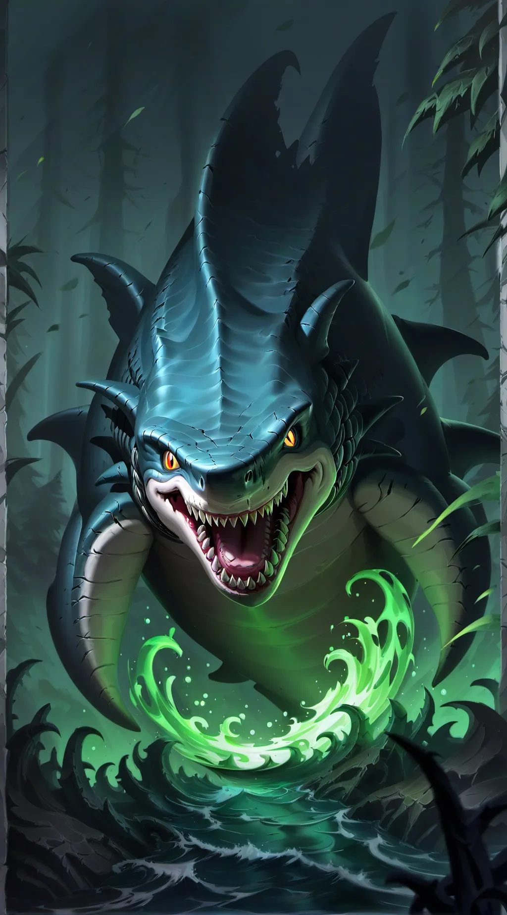 ai character: Creepy Jeff  background