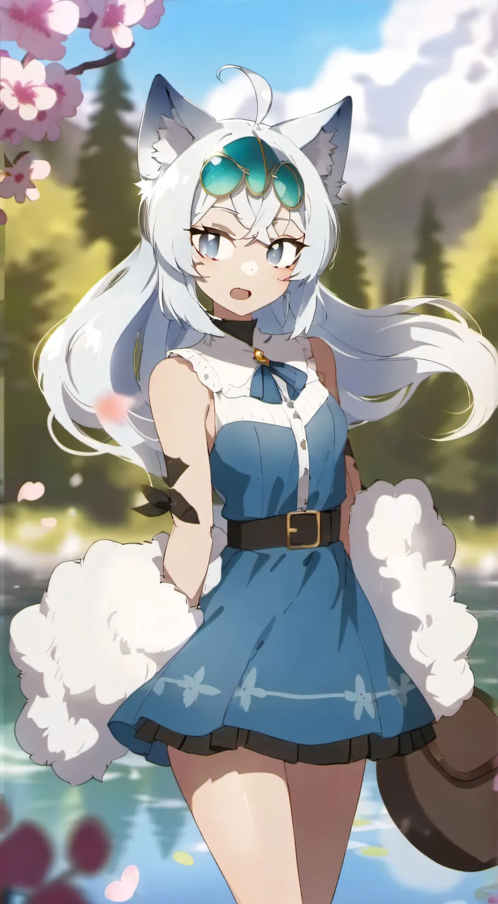 ai character: furry background