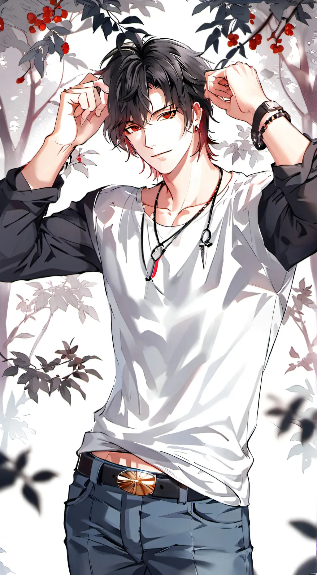 ai character: Axel  background