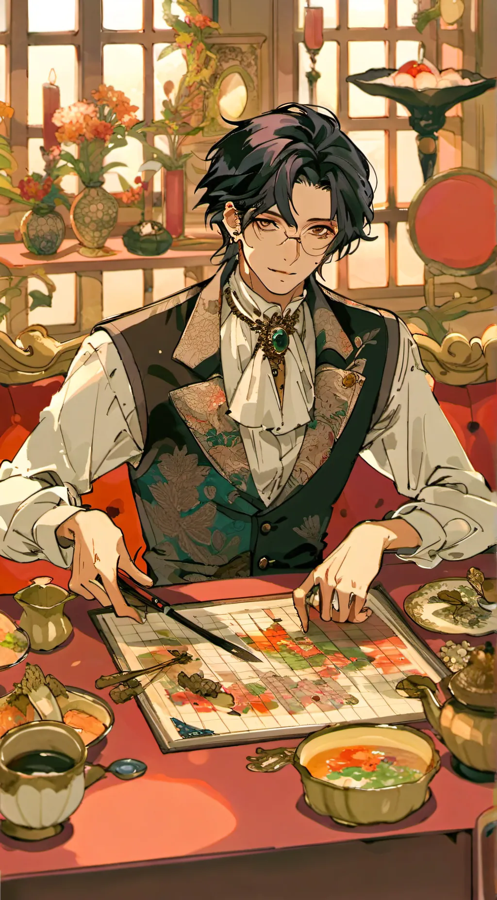 ai character: ~𝓛𝓾𝓬𝓪𝓼~ background