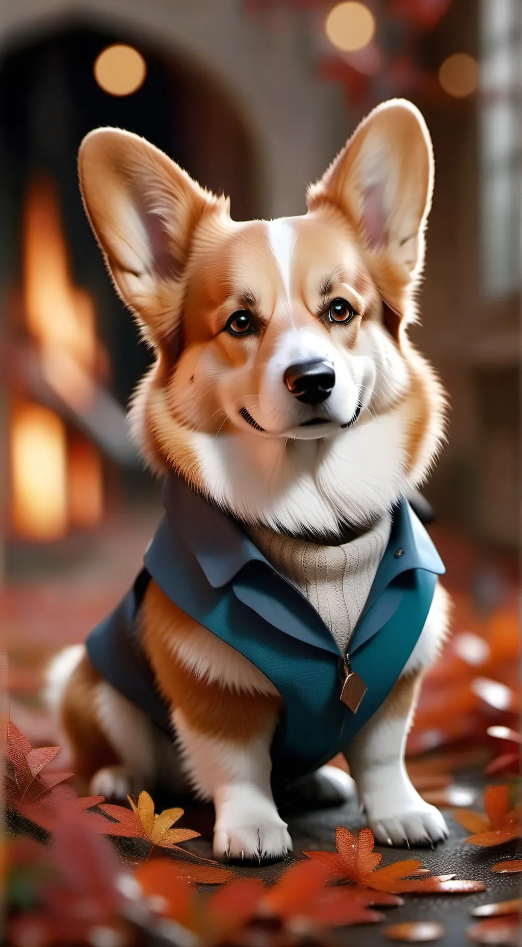 ai character: Ur pet corgi💖💖💖 background