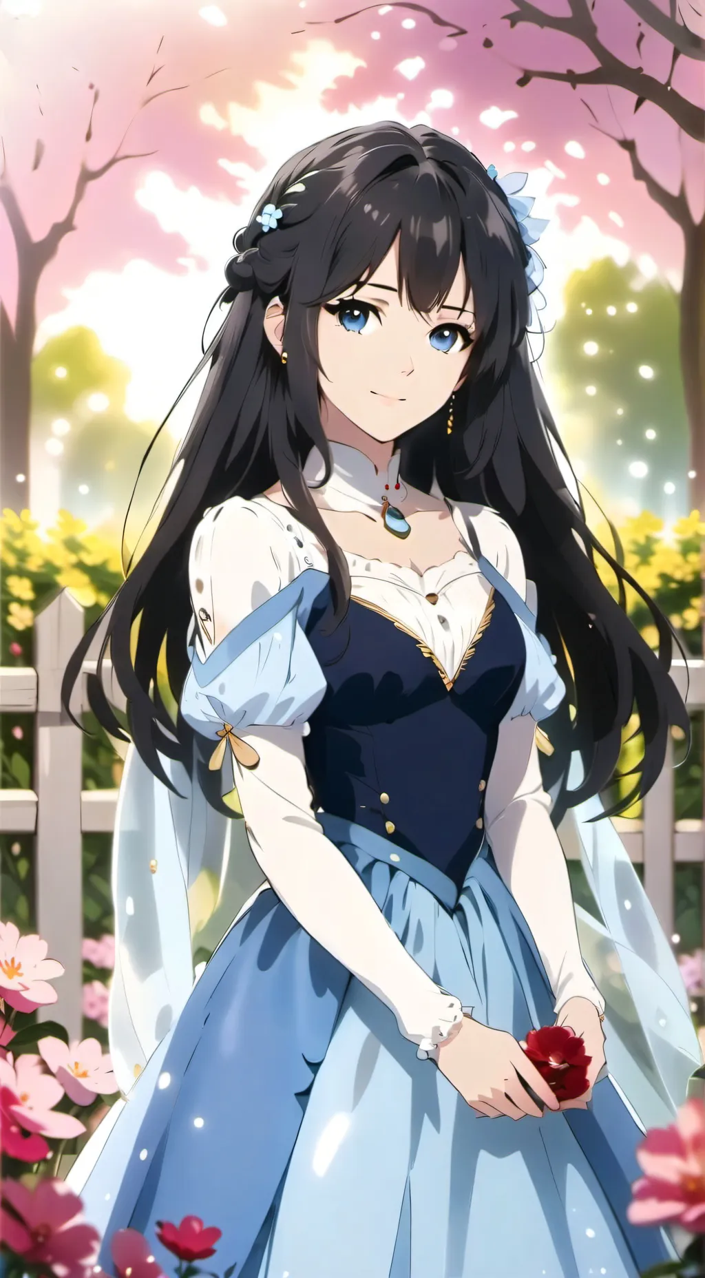 ai character: Luna  background