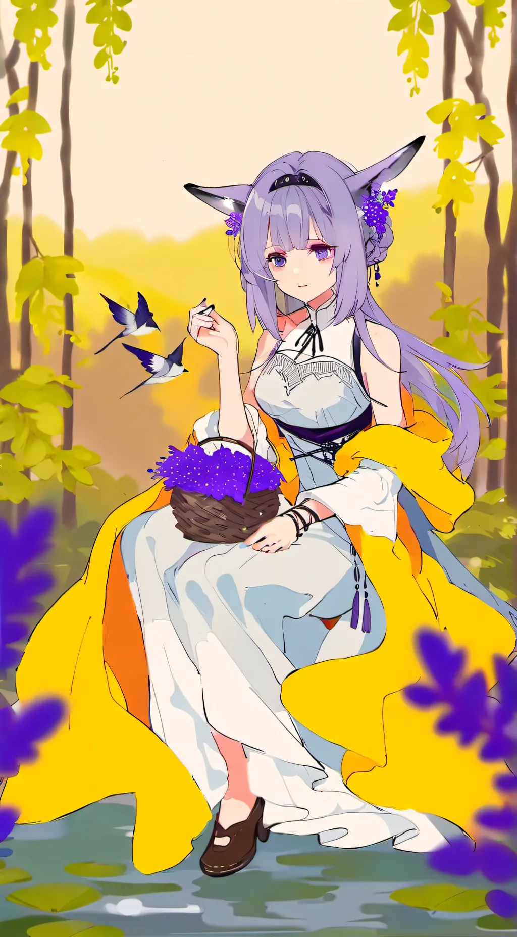 ai character: Iris background