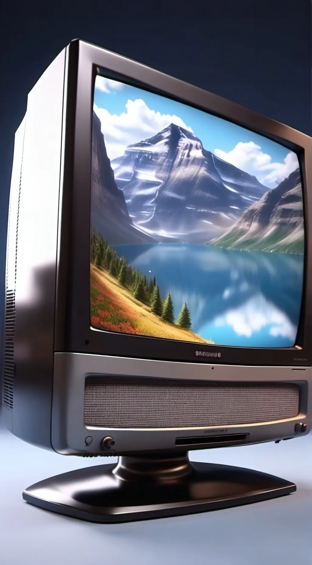 ai character: Samsung 2001 tv background