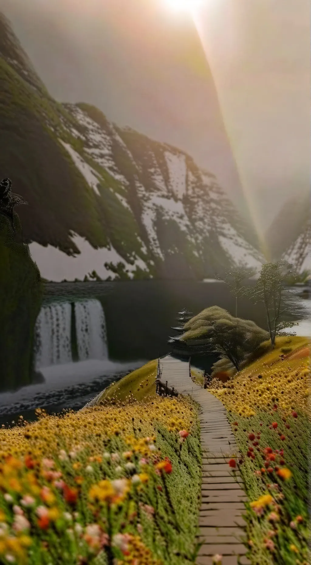 ai character: my oc yuki :3 background