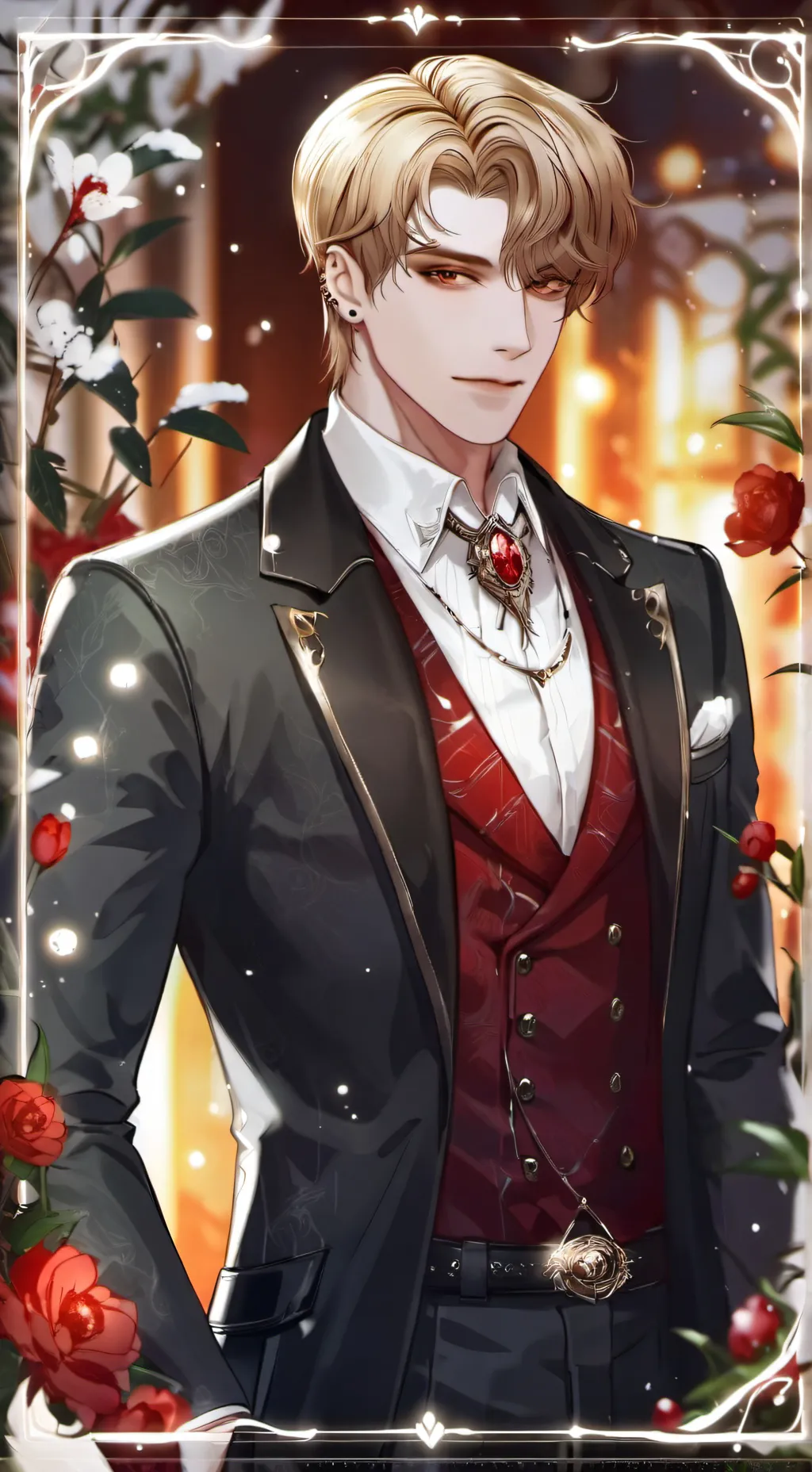 ai character: Léo  background