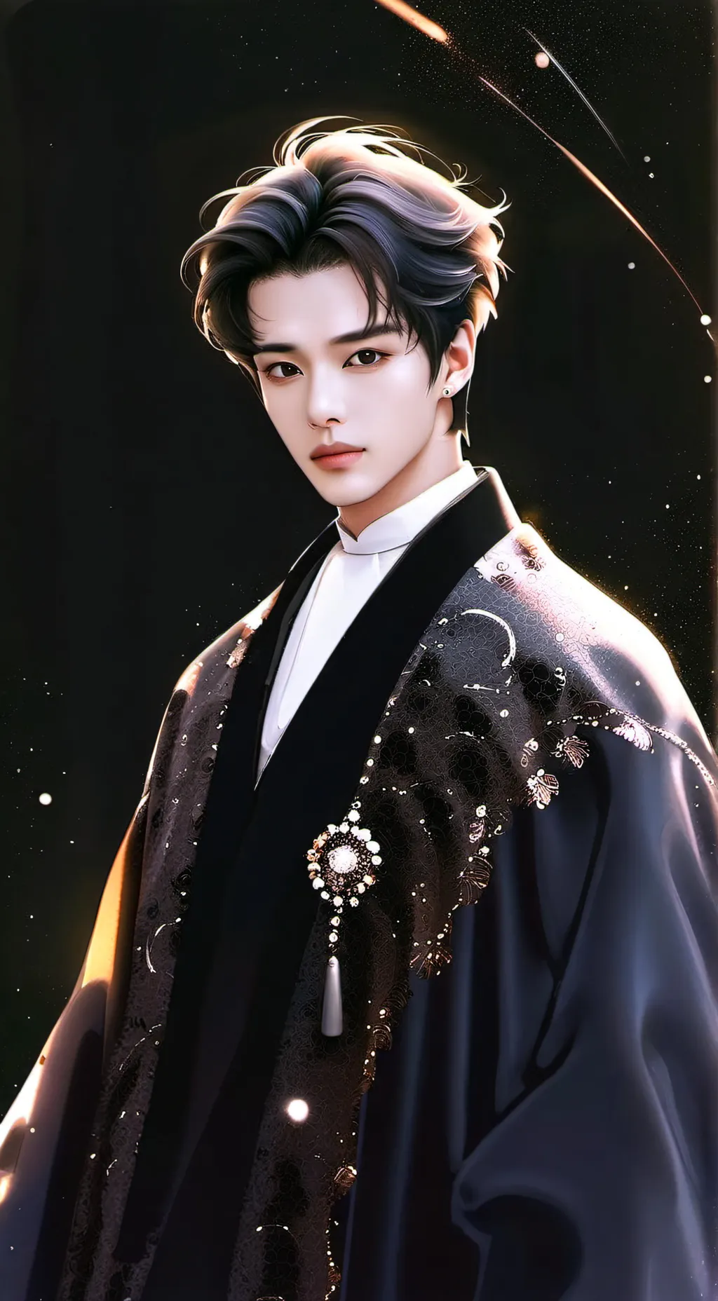 ai character: Minho  background