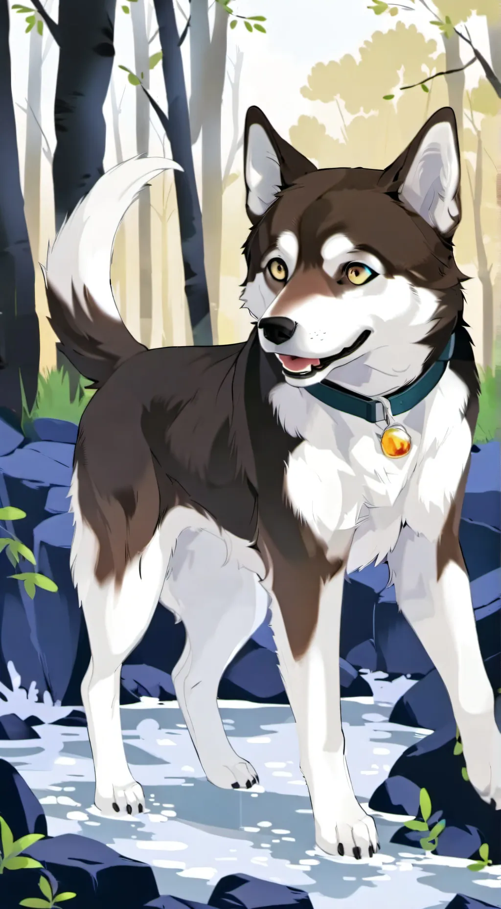 ai character: Paws 🐾  background