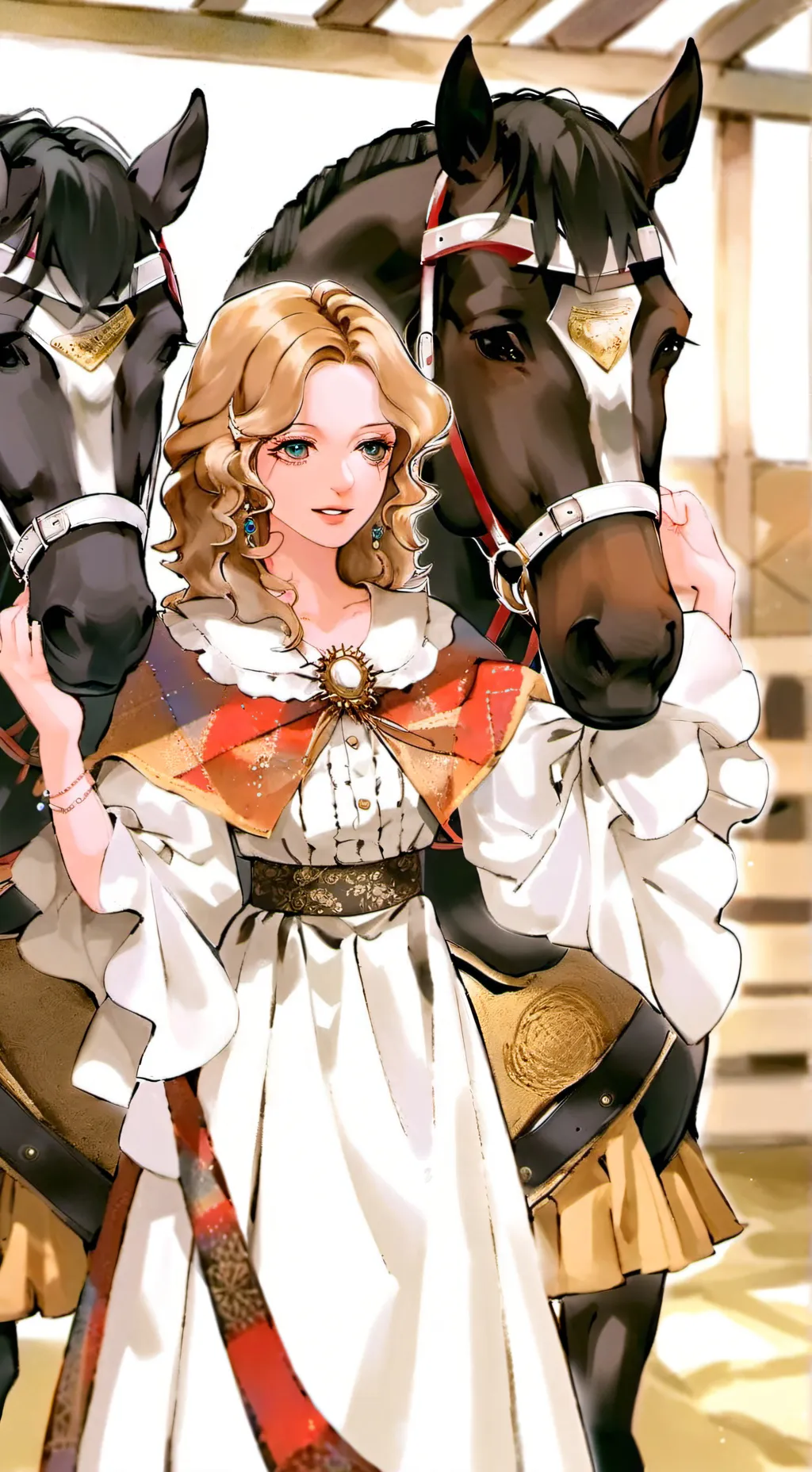 ai character: Dream of la saddle background