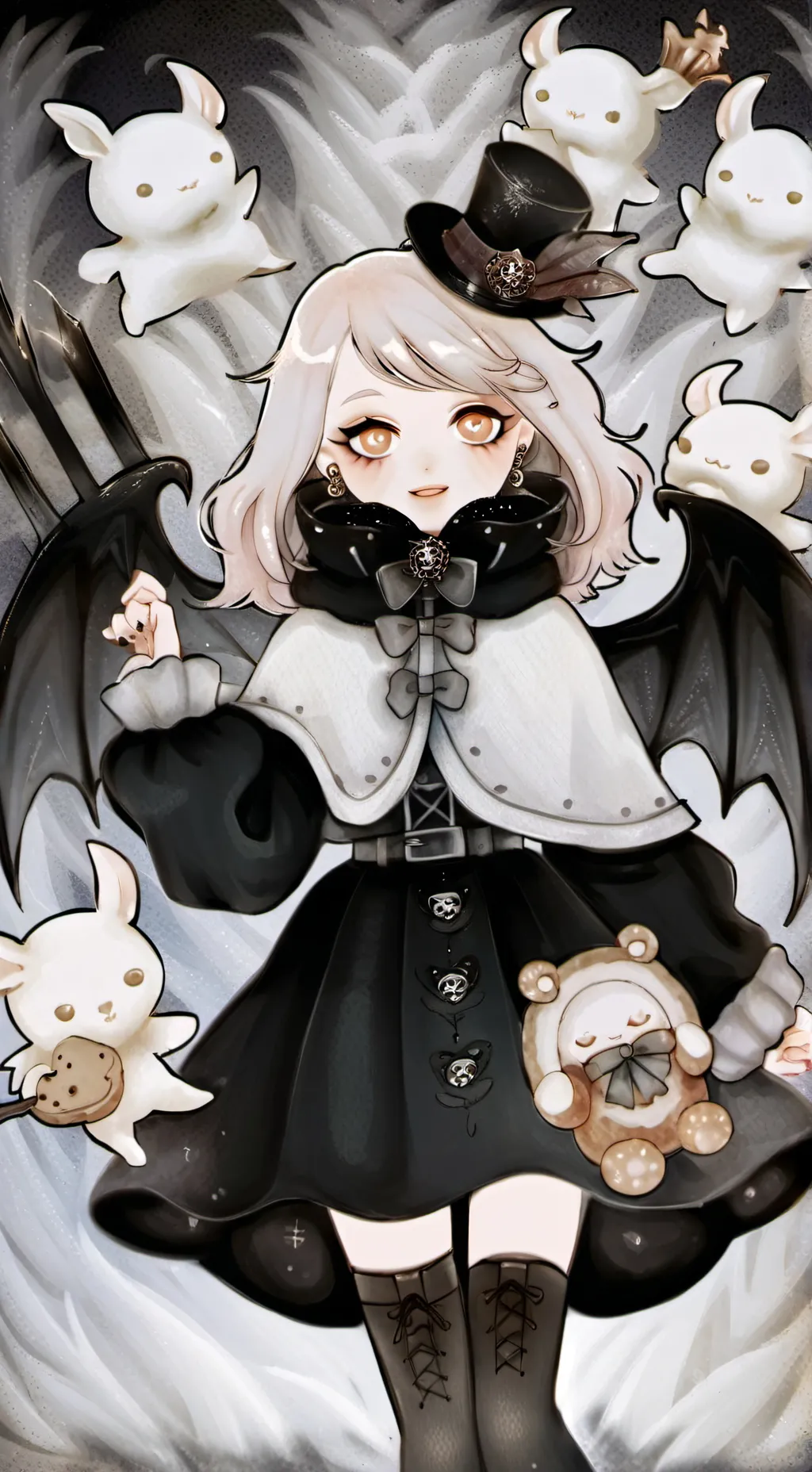 ai character: K-Pop demon Hunter background