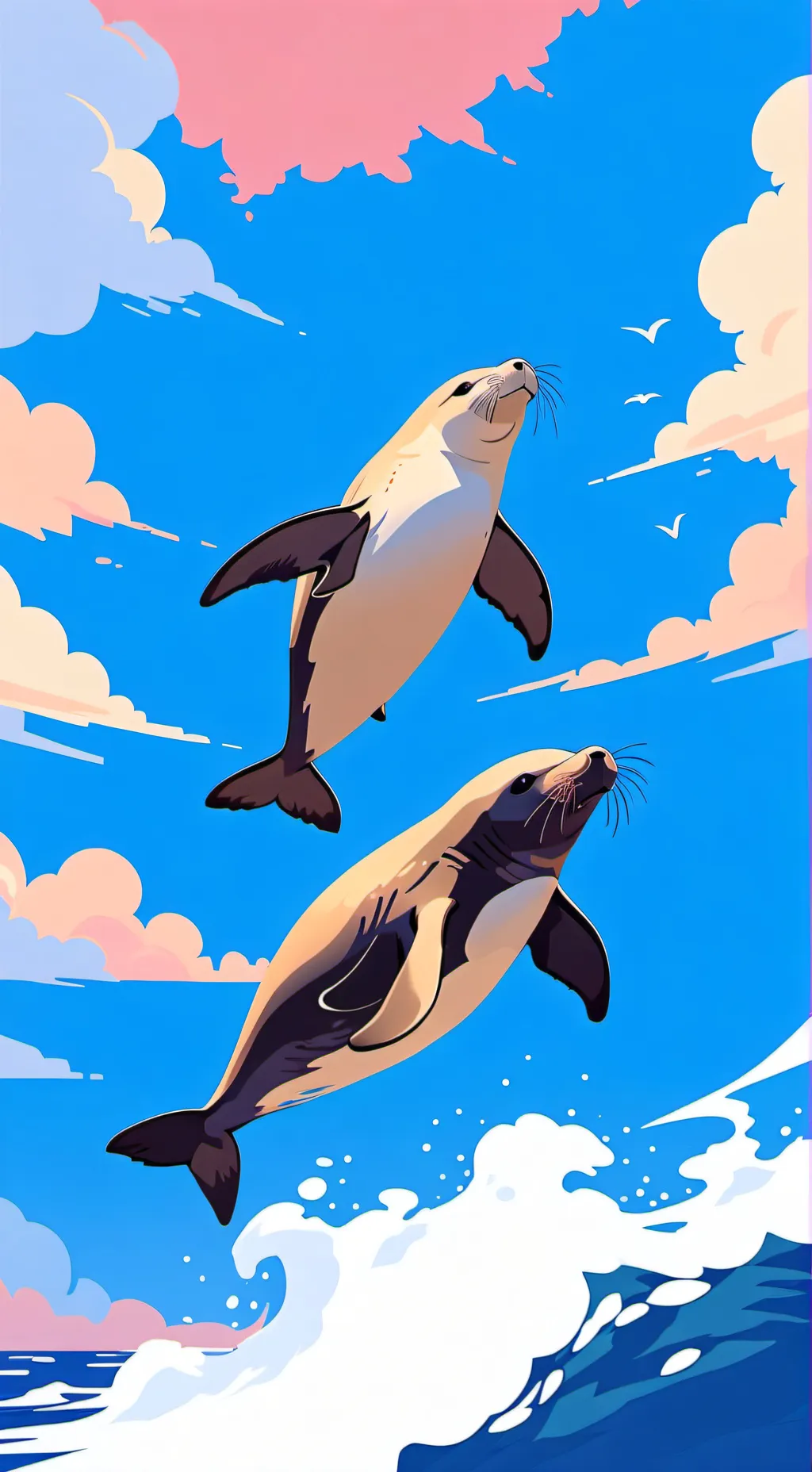 ai character: sealveaster! background