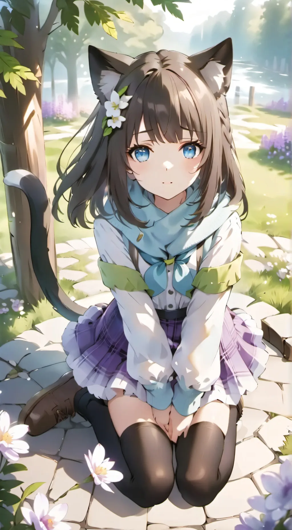 ai character: Лони background