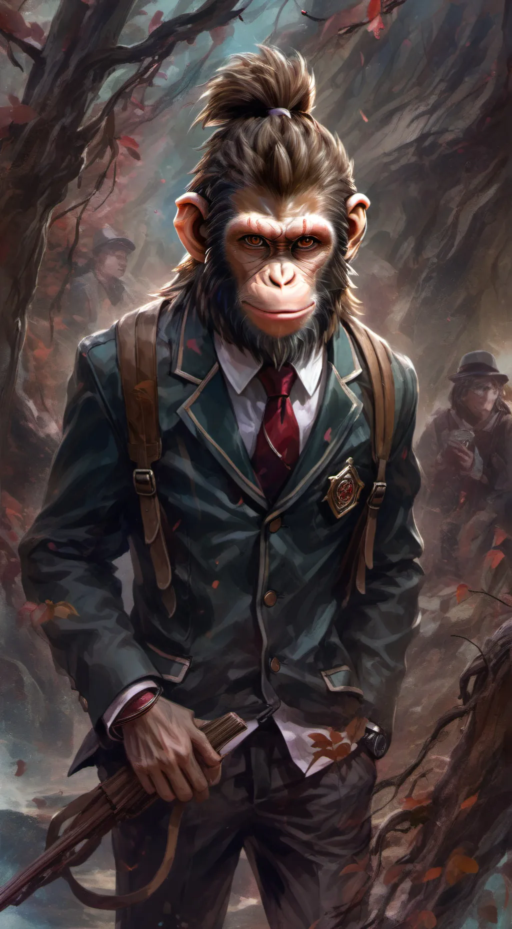 ai character: DUL DUL DUL DUL background