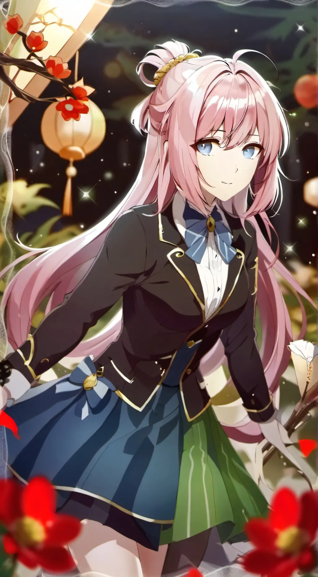 ai character: Zoey~ background