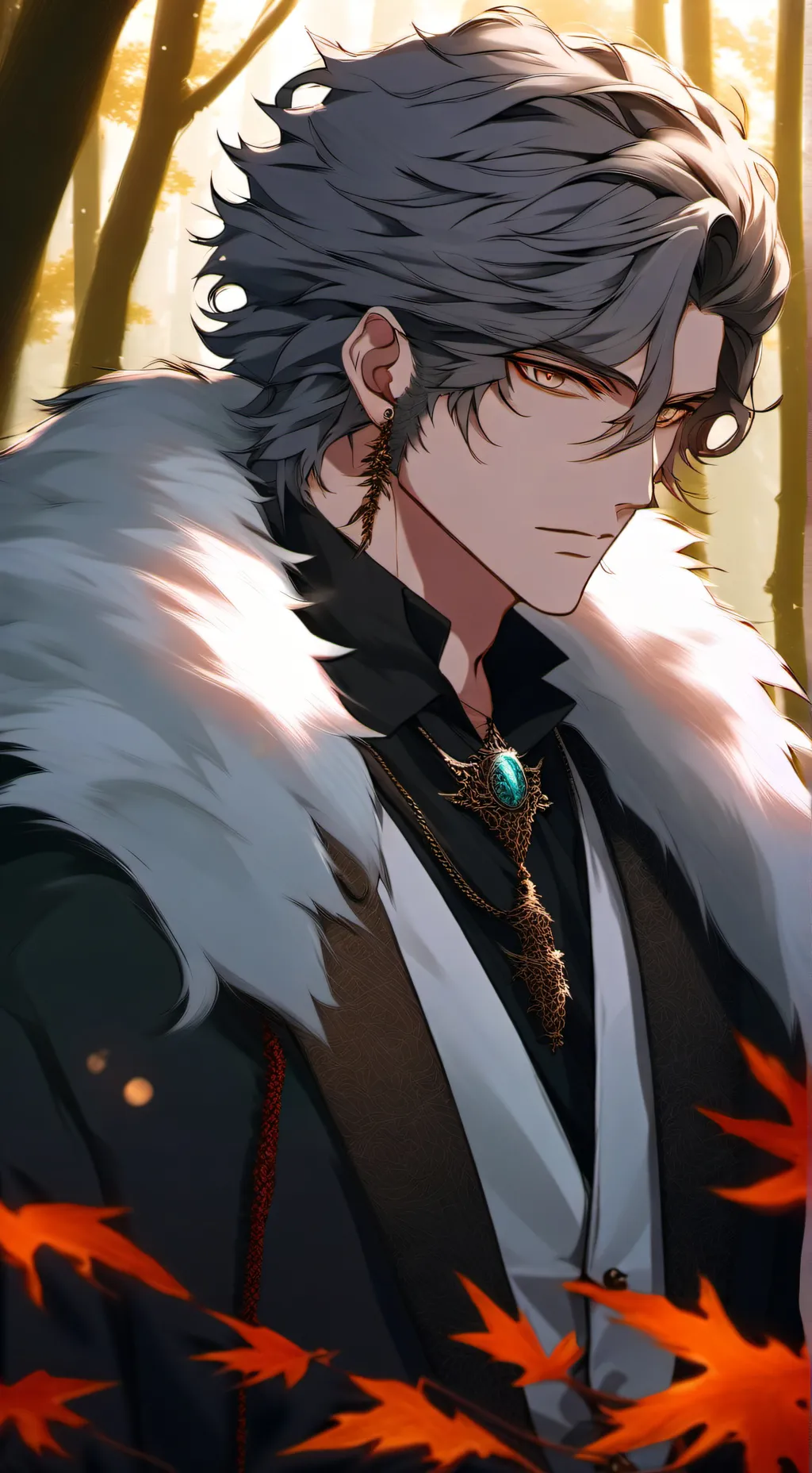 ai character: Lucian Moonveil background