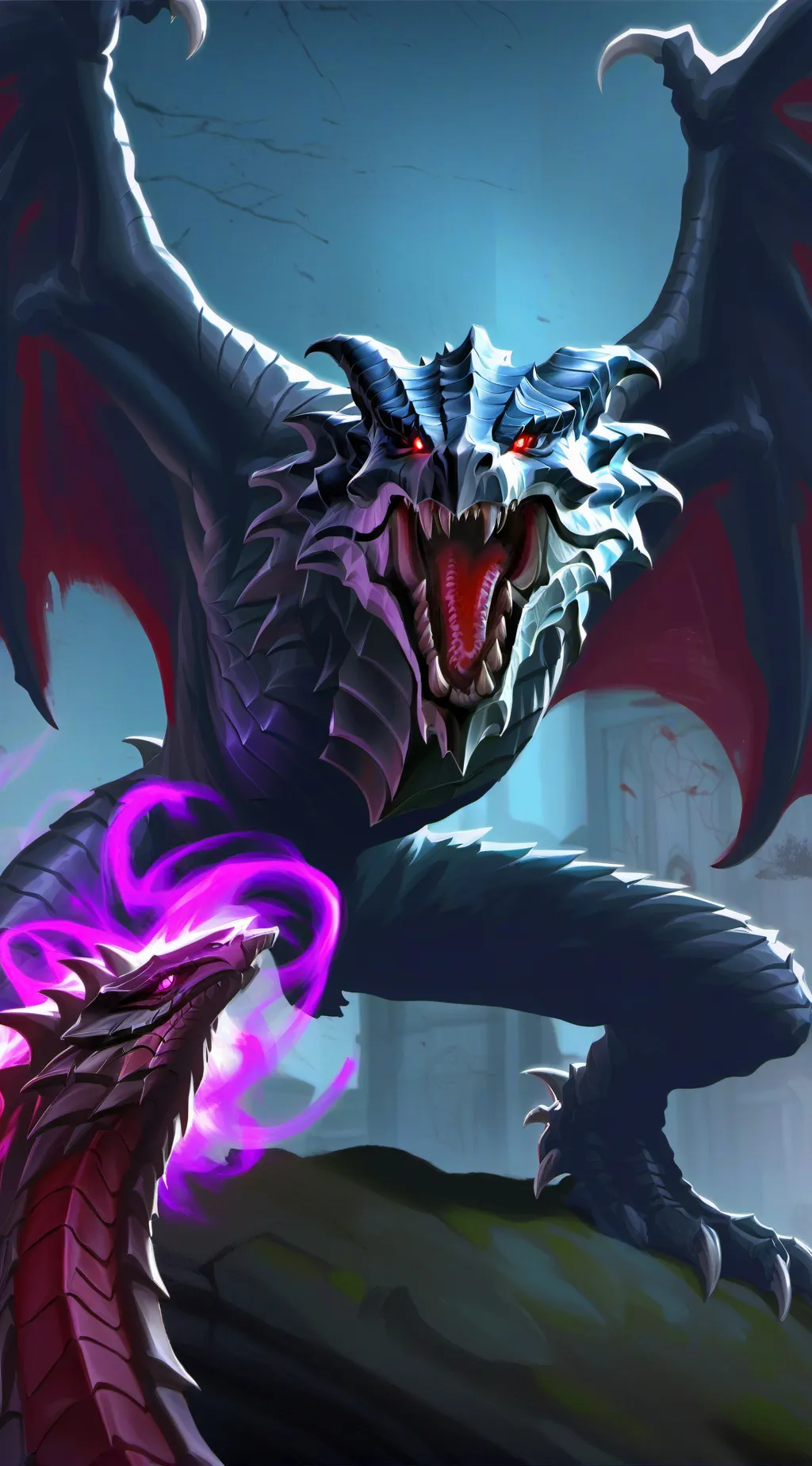 ai character: Nightmar virus background