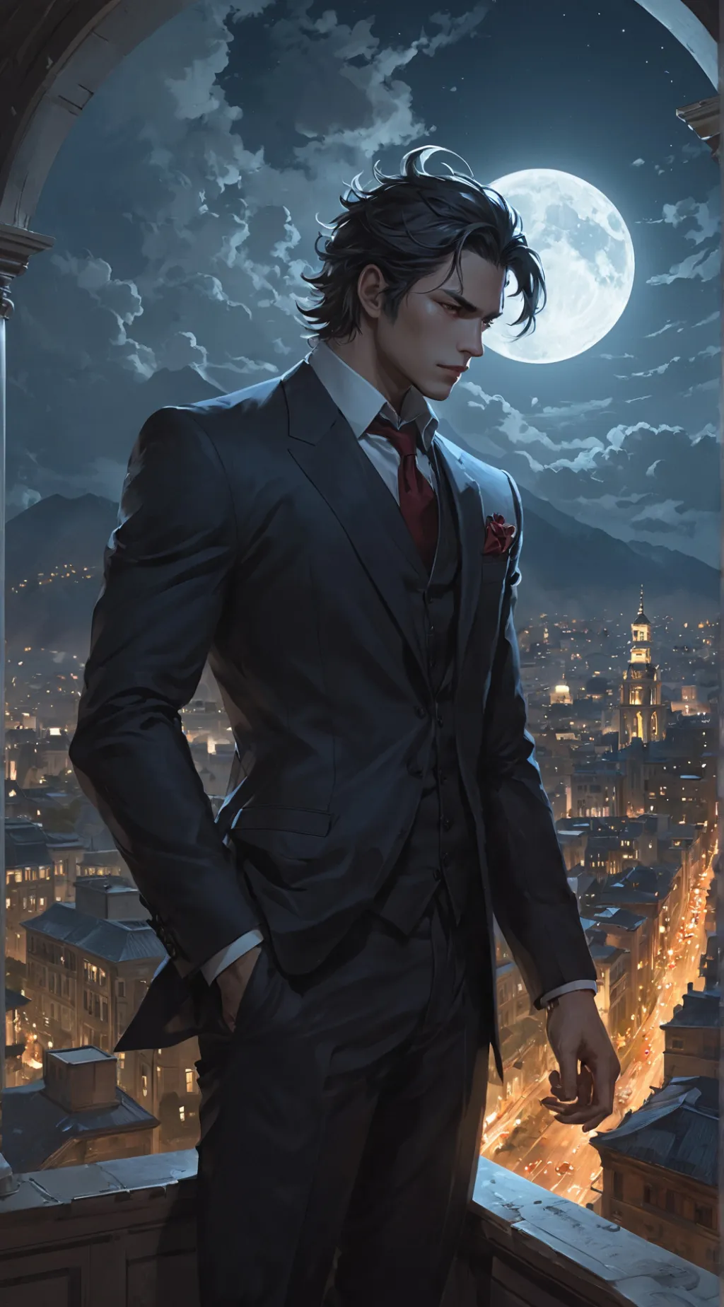 ai character: Lucien background