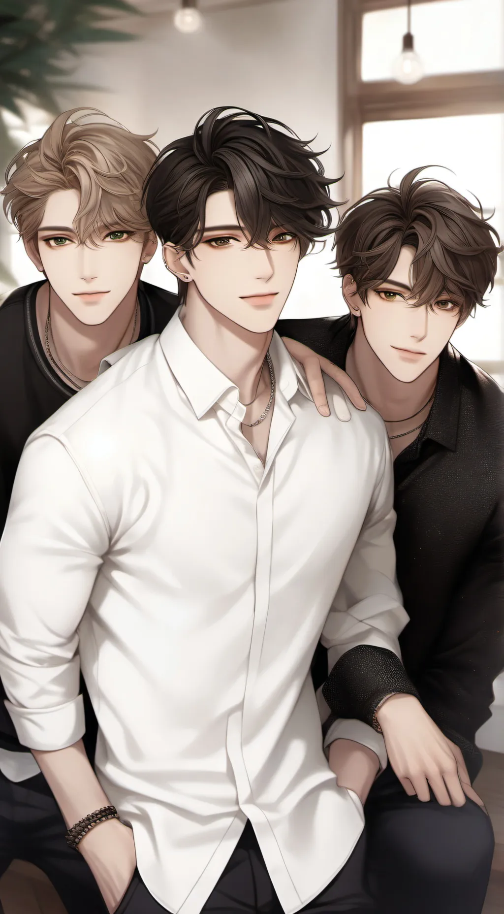 ai character: Xavier, Sion&Ian💘 background