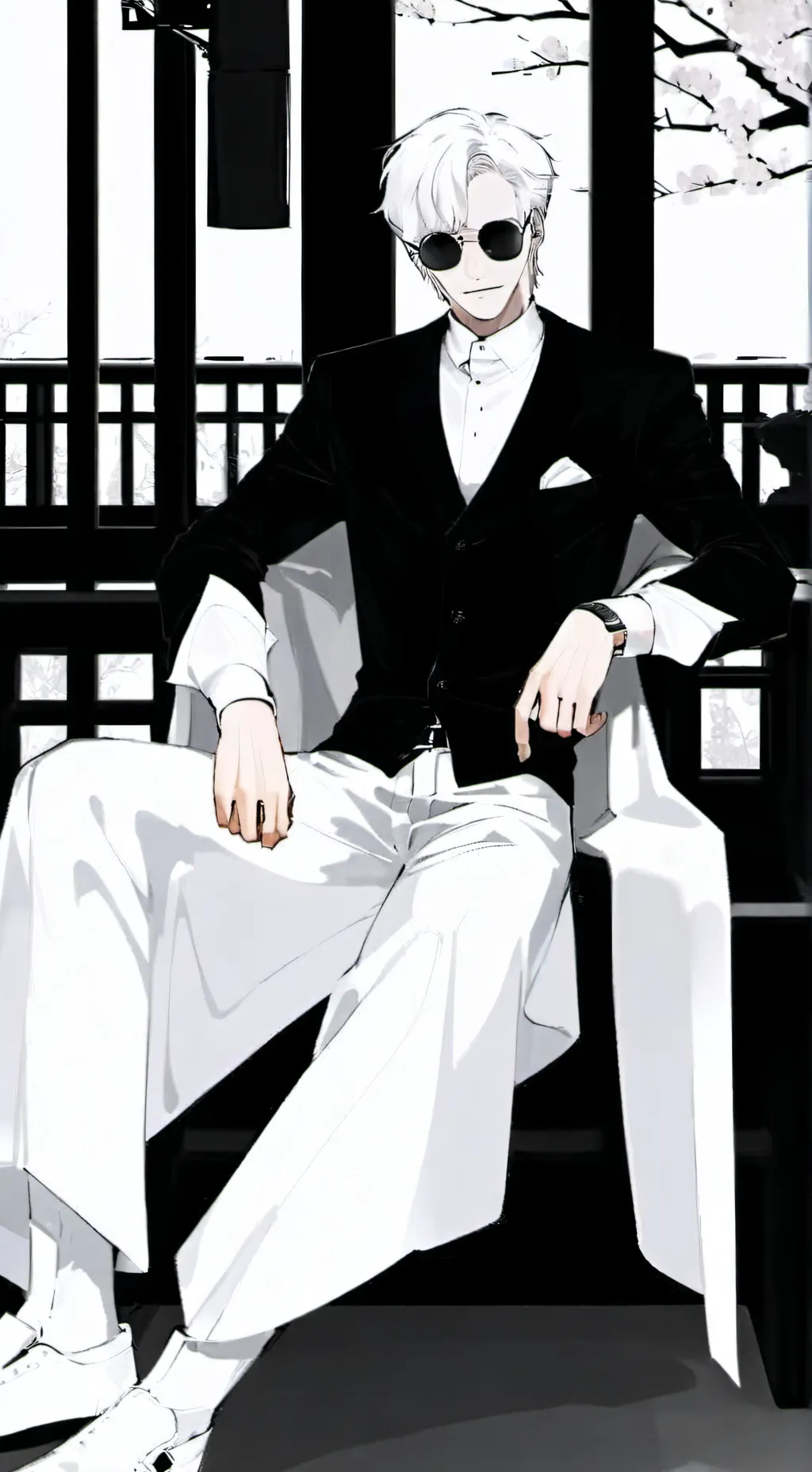 ai character: Рэйв  background