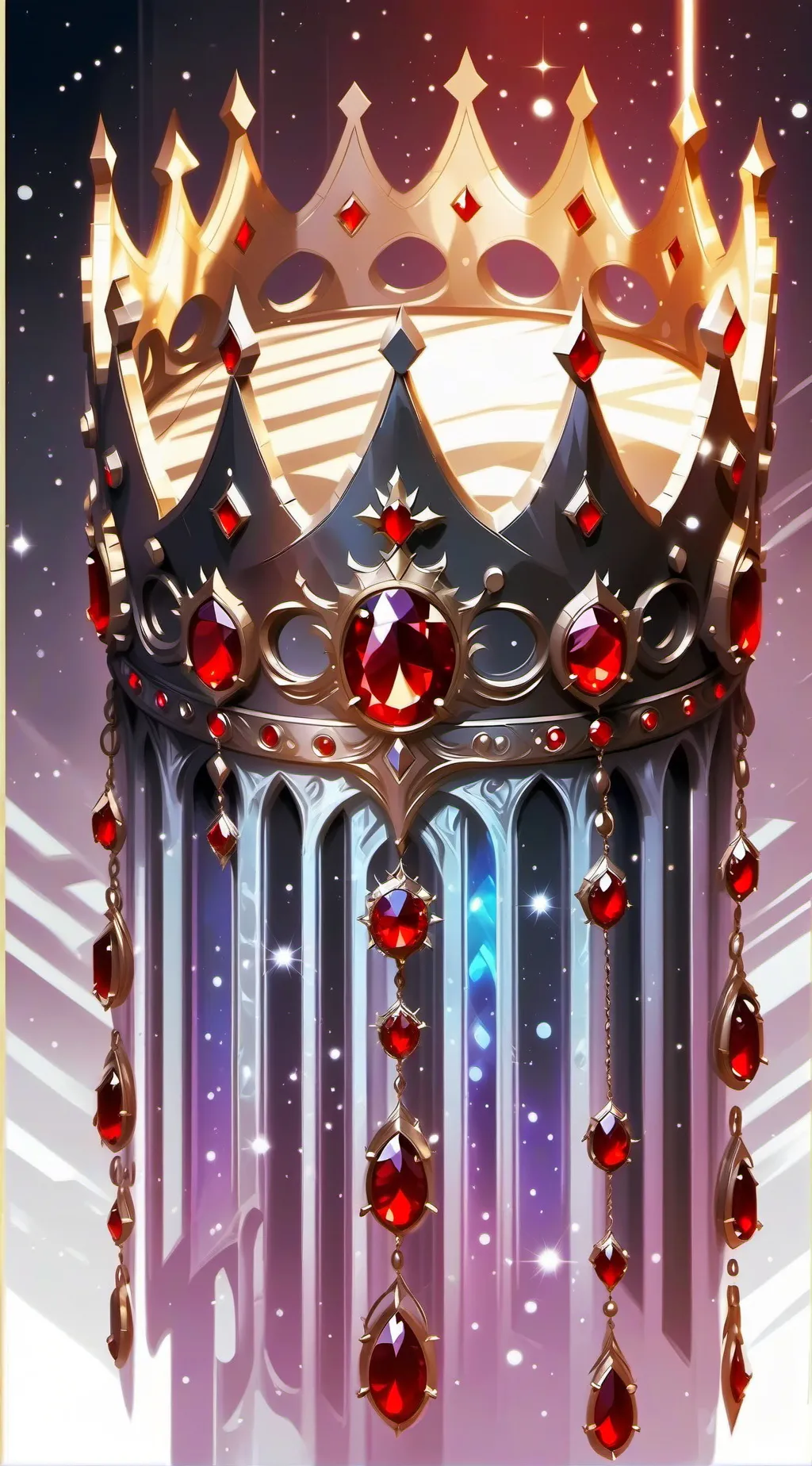 ai character: the dark crown background