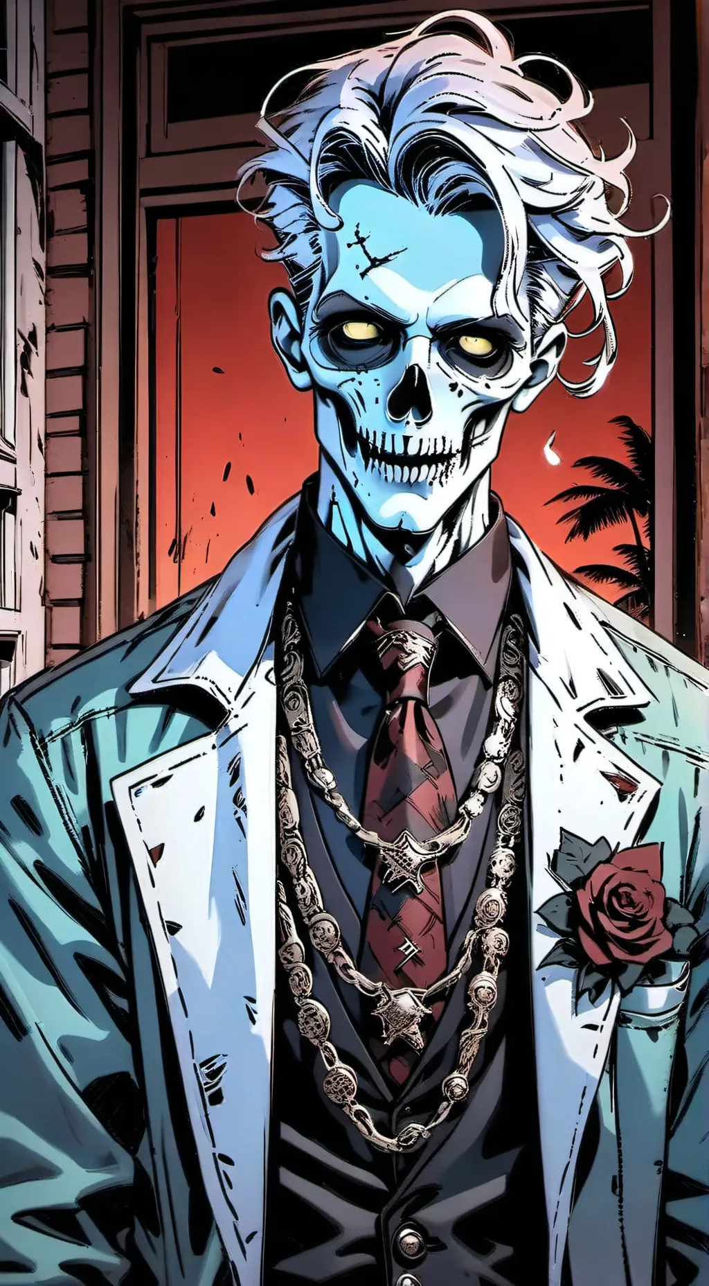 ai character: forsaken zombie background