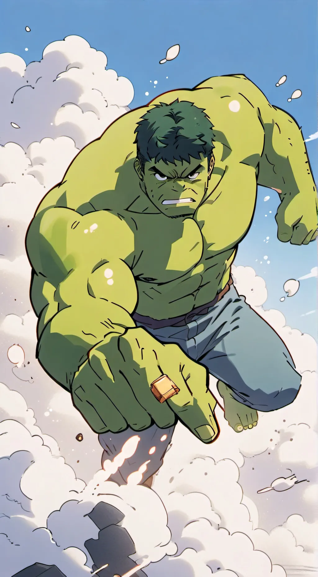ai character: hulk background