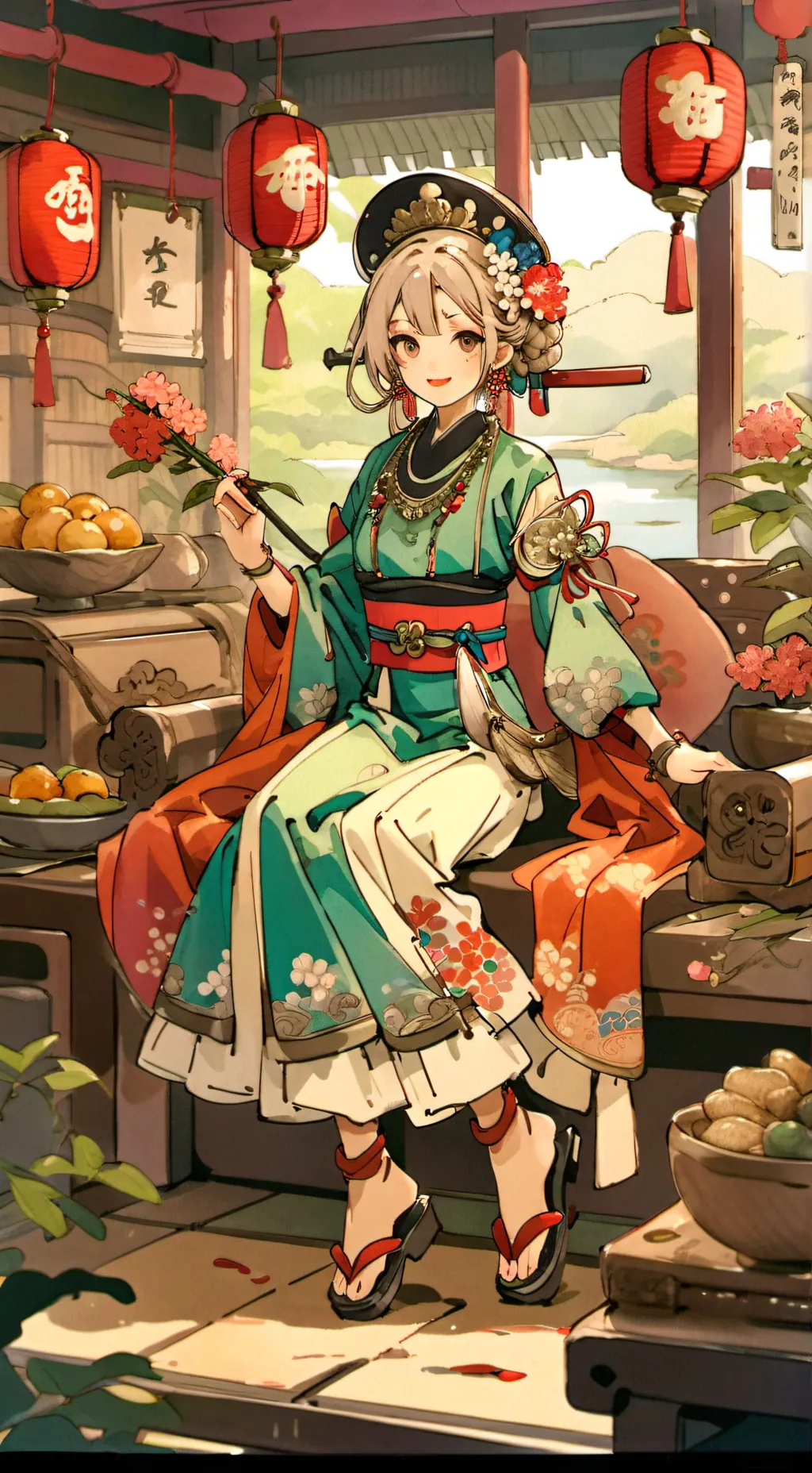 ai character: mha new year🎉 background